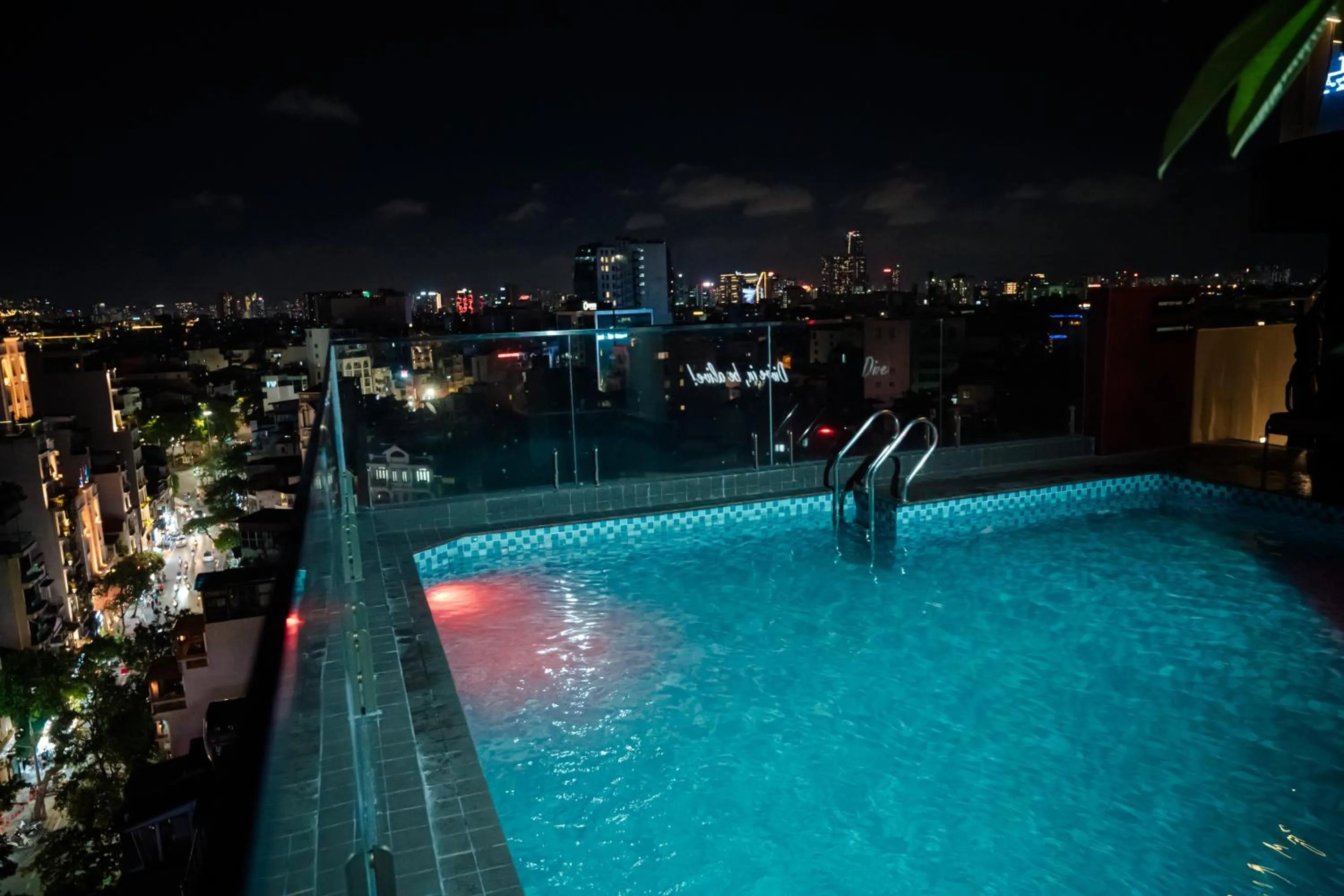 Swimming pool in Champton Hanoi Hotel