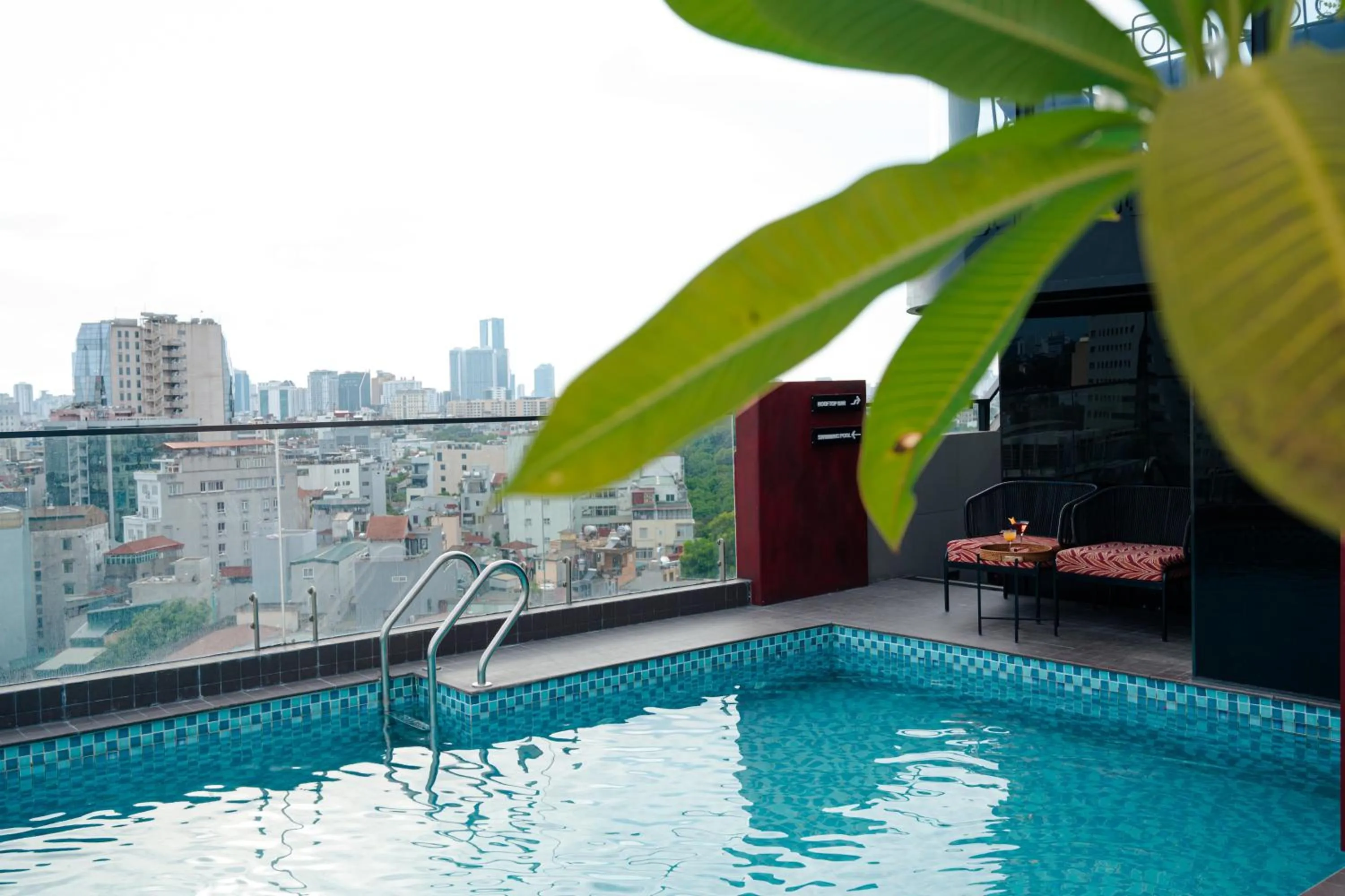 Swimming pool in Champton Hanoi Hotel