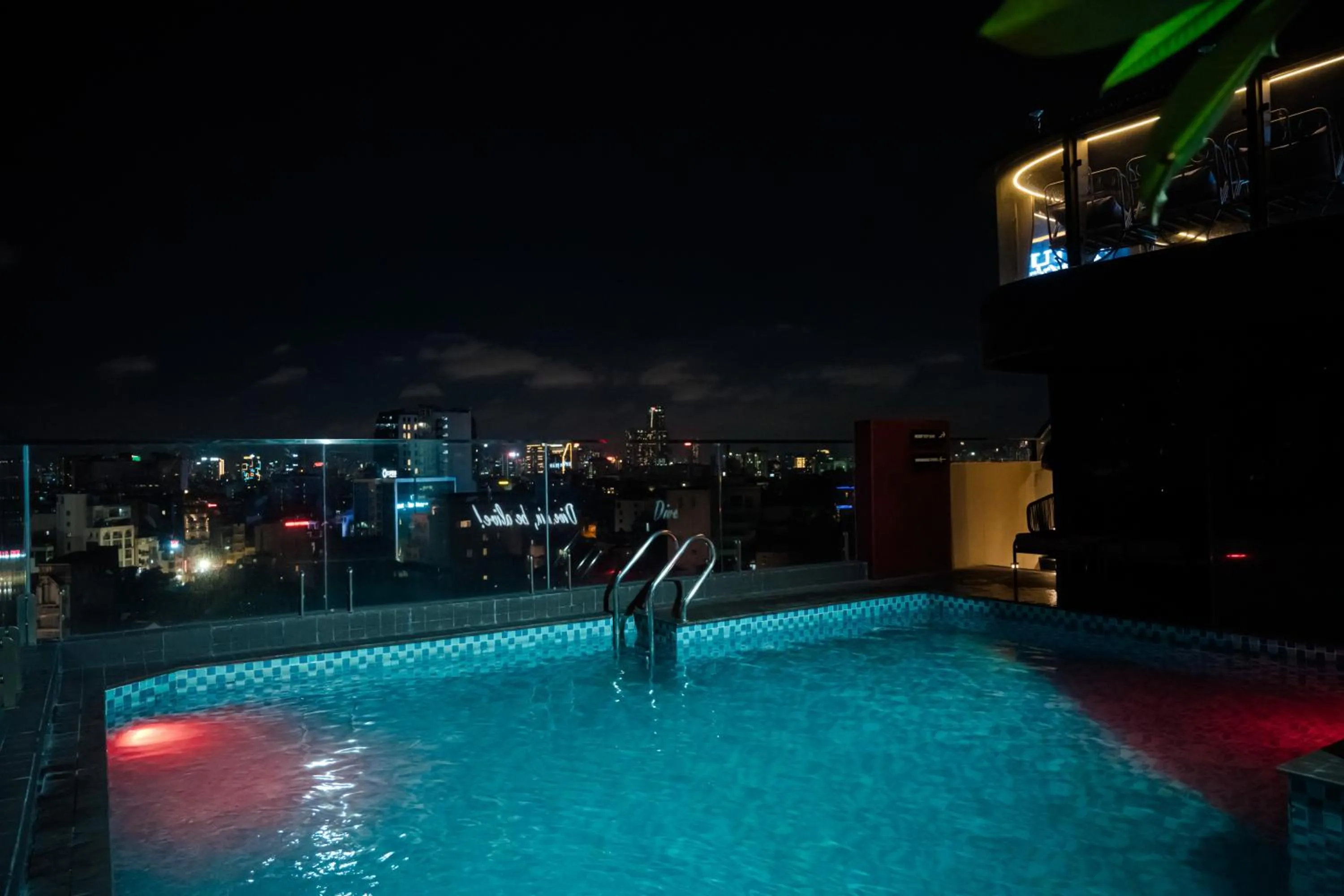 Swimming pool in Champton Hanoi Hotel