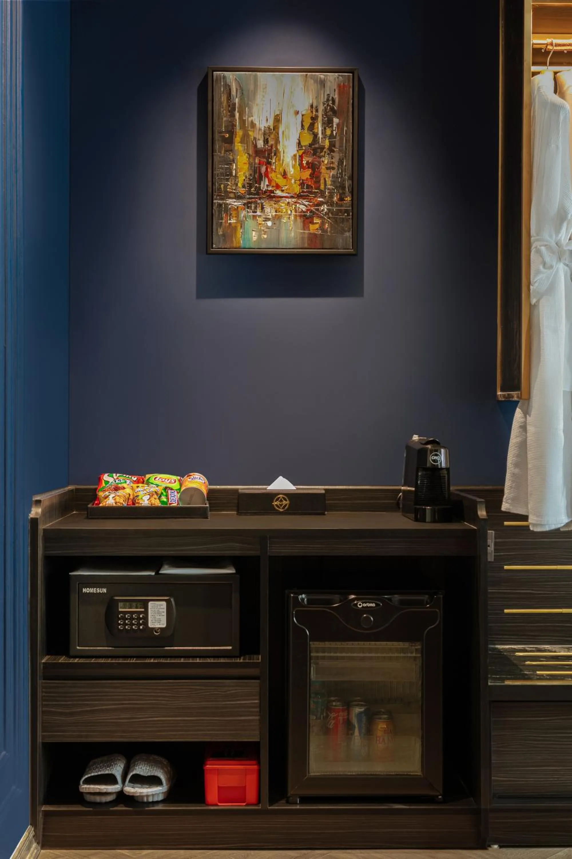 minibar in Champton Hanoi Hotel