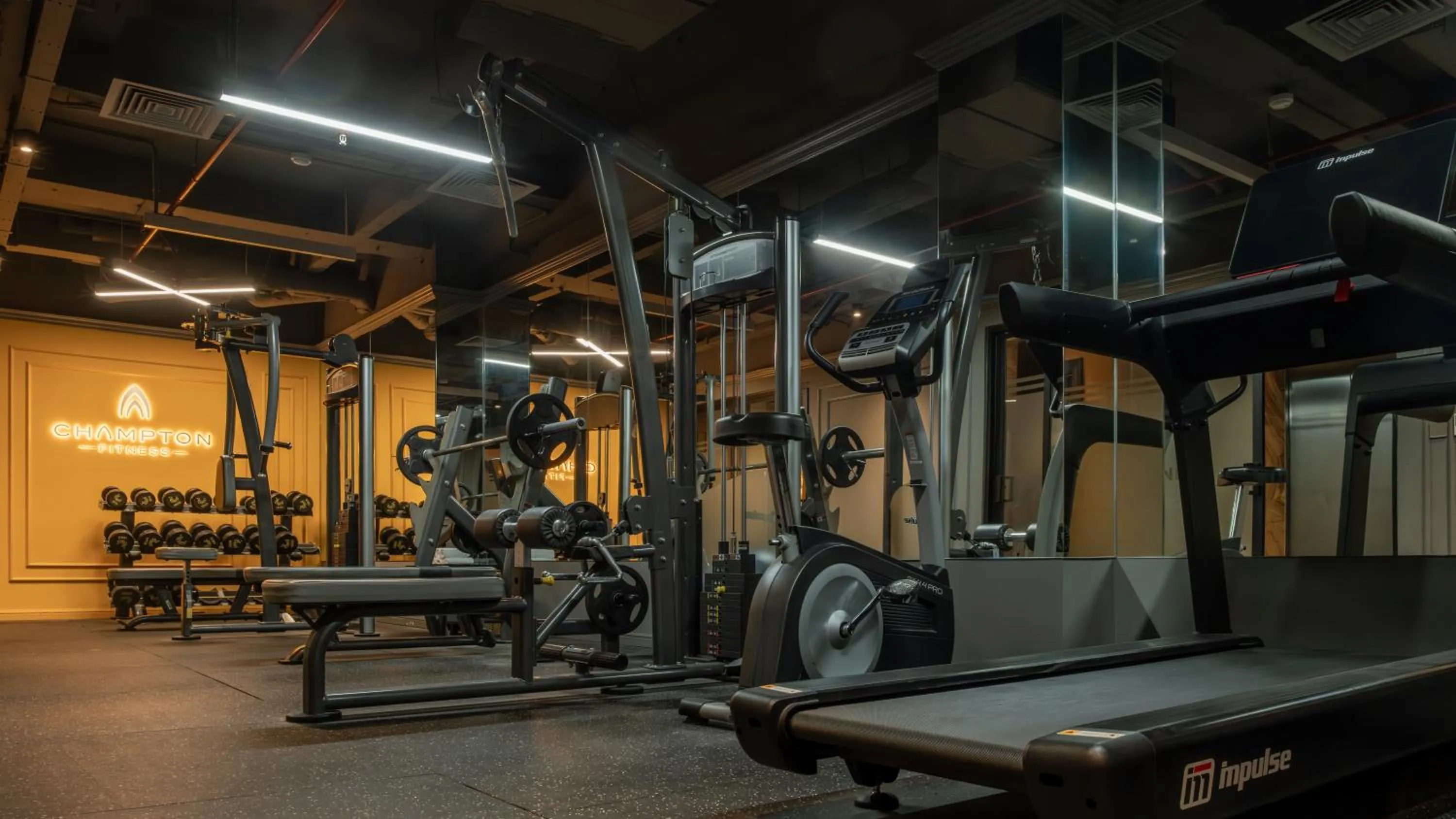 Fitness centre/facilities in Champton Hanoi Hotel