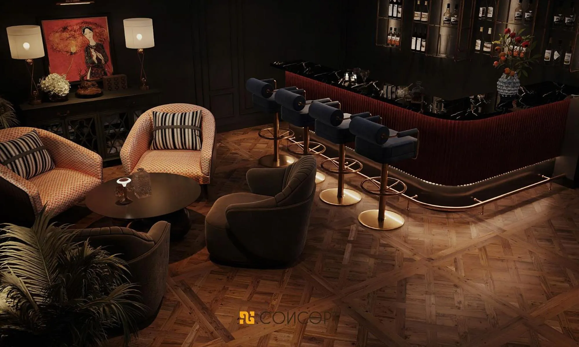 Lounge or bar in The Light Hotel