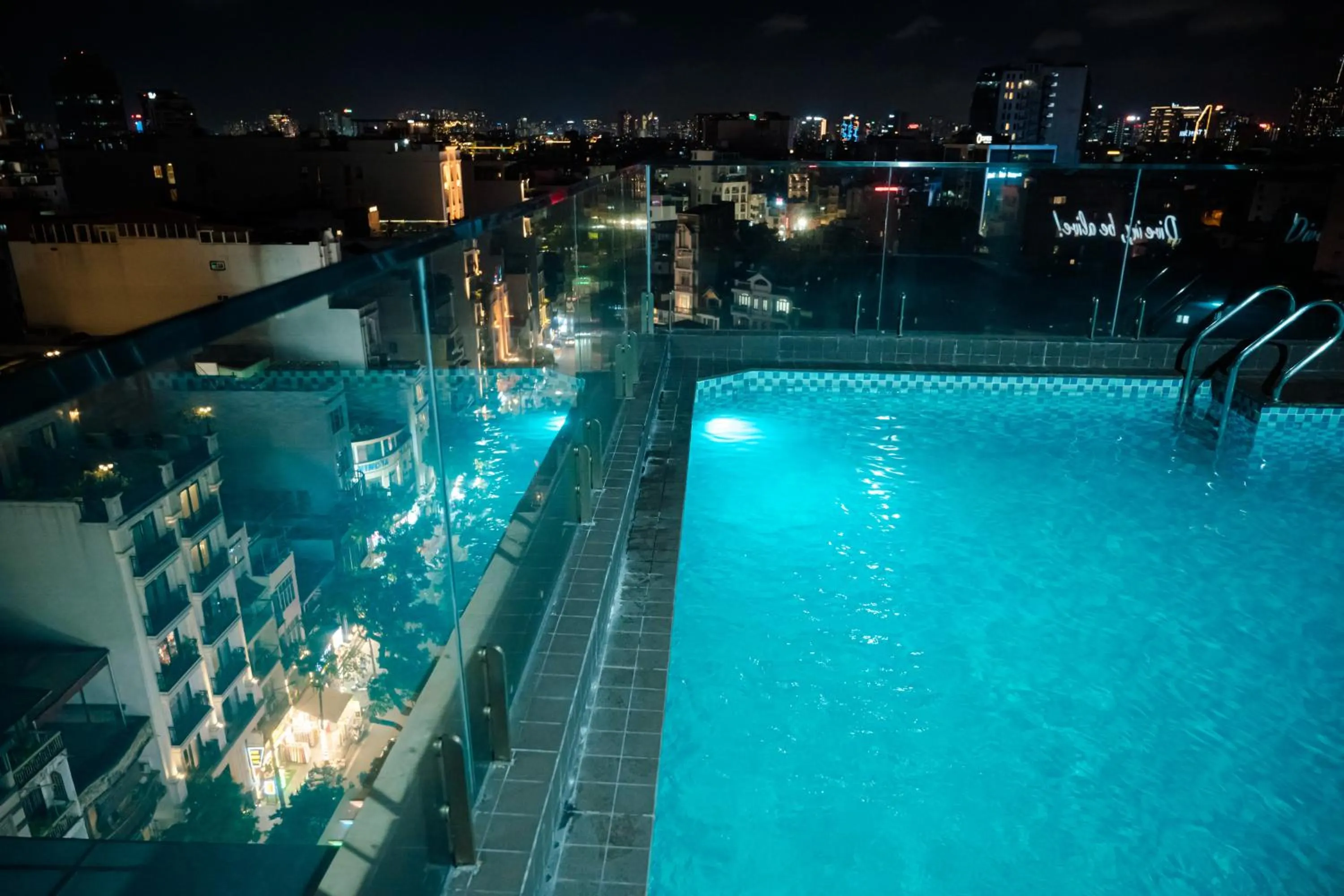Swimming pool in Champton Hanoi Hotel