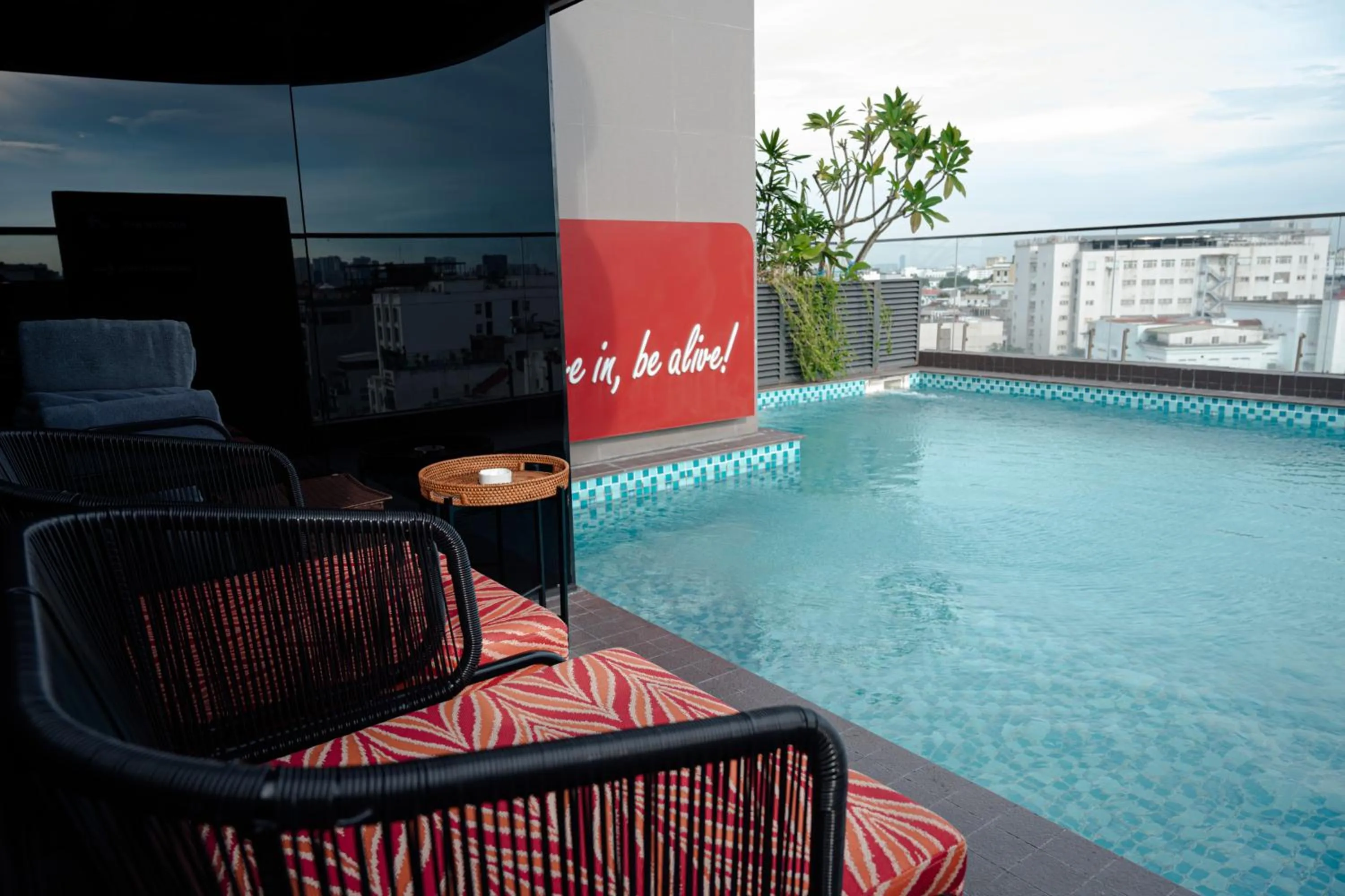 Swimming pool in Champton Hanoi Hotel