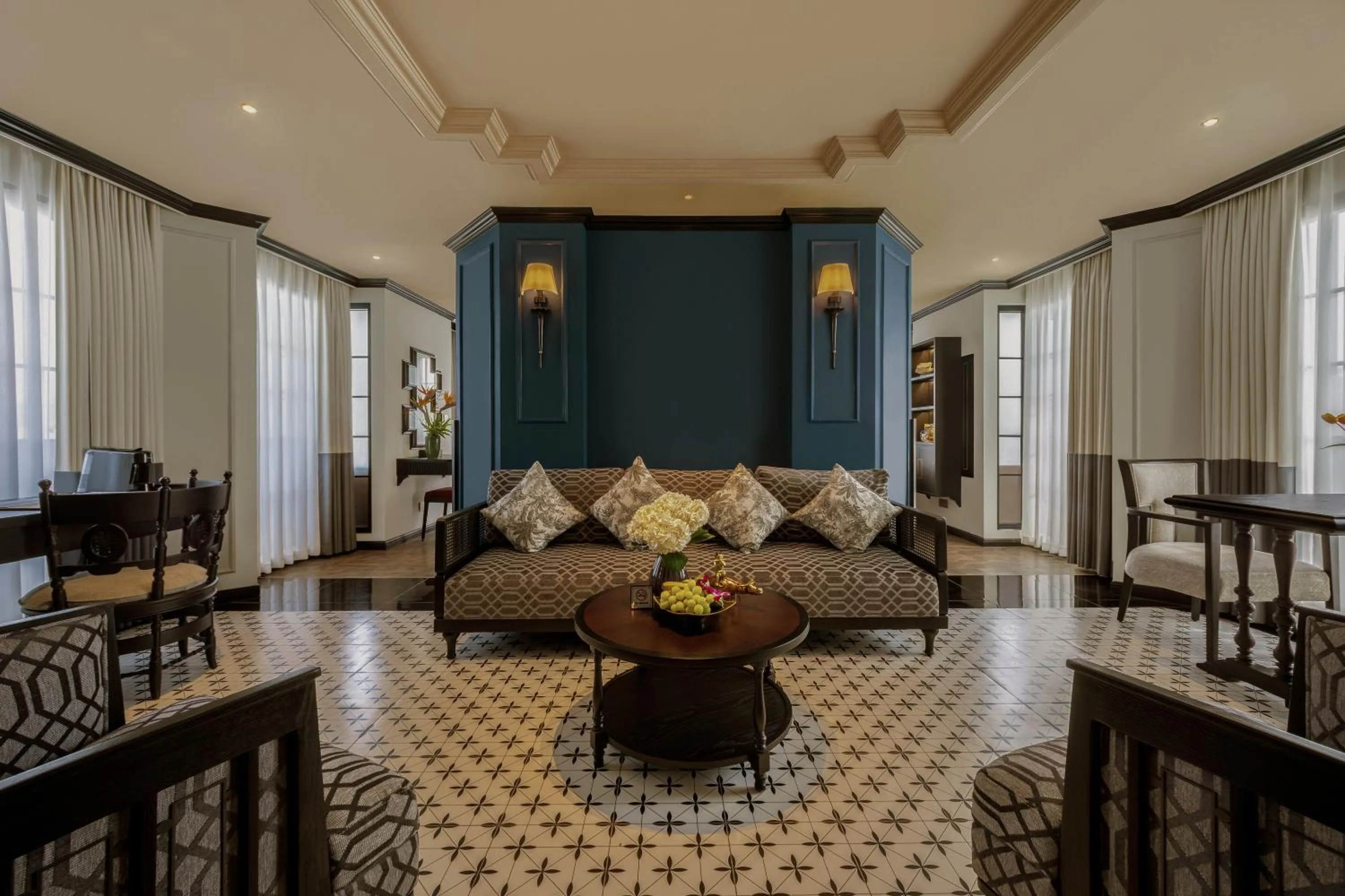 Living room in Champton Hanoi Hotel