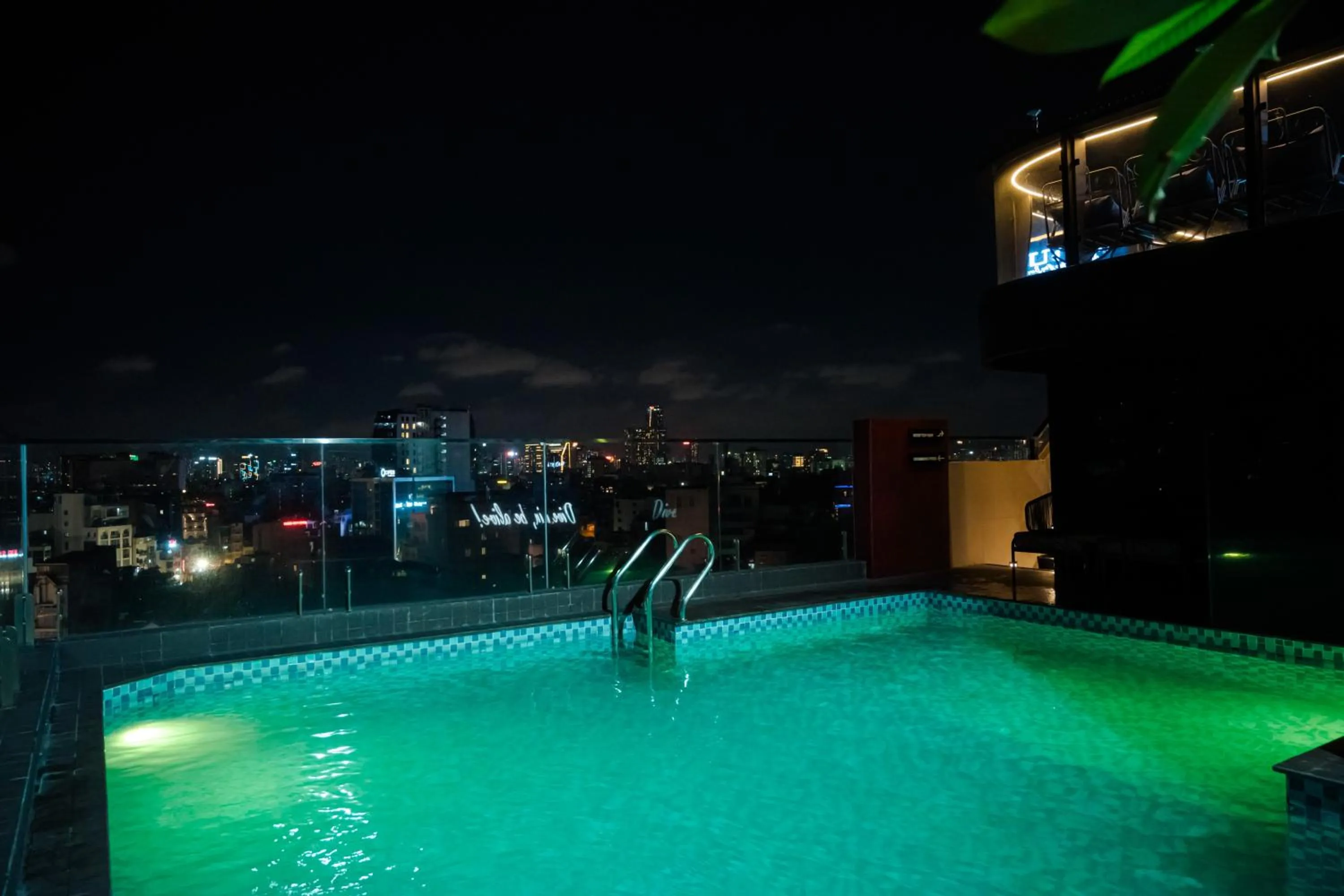 Swimming pool in Champton Hanoi Hotel