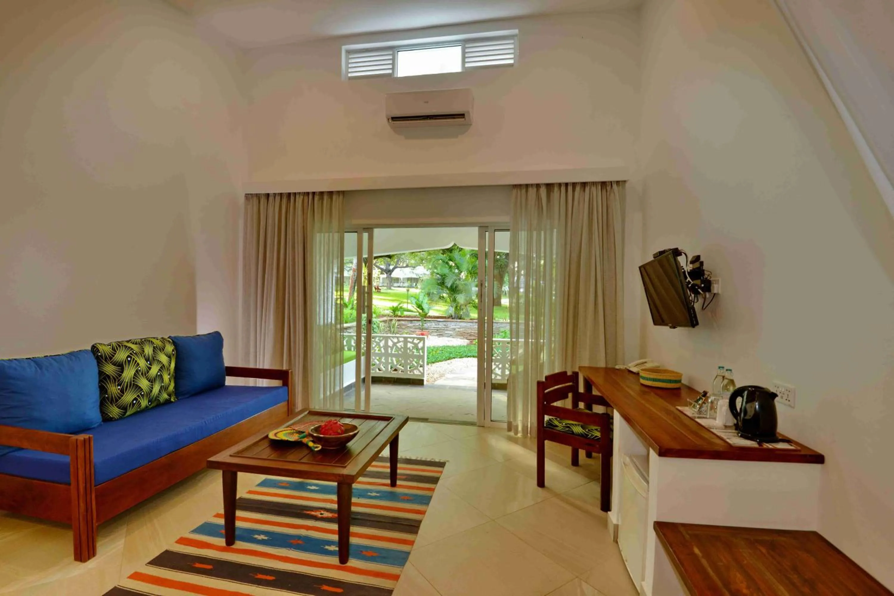 Seating area in Mnarani Beach Club