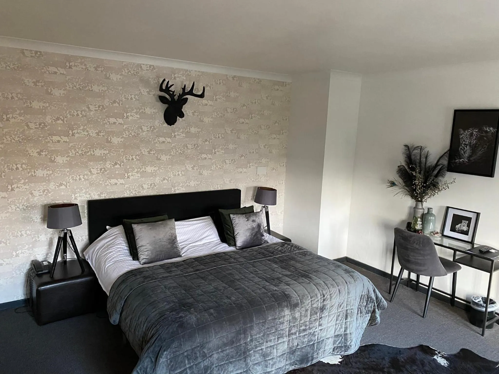 Bed in Hotel Ten Lande