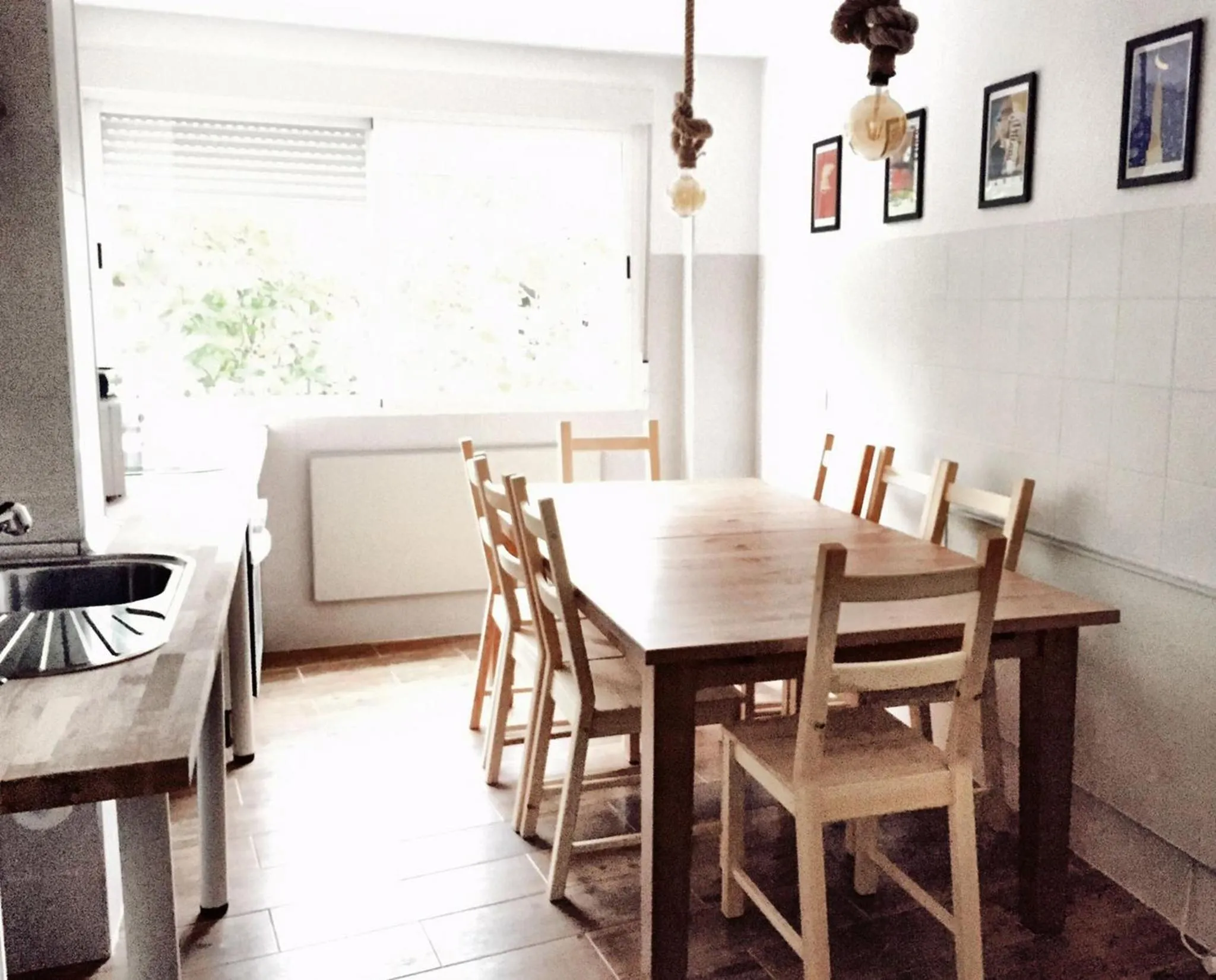 Communal lounge/ TV room in Hostal Ciempozuelos, cerca del Parque Warner y Madrid