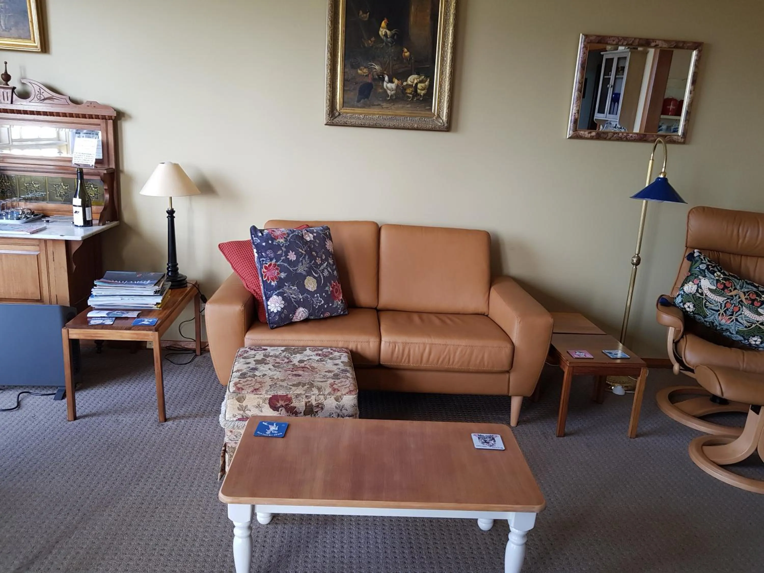 Living room in Cornwall Cottage