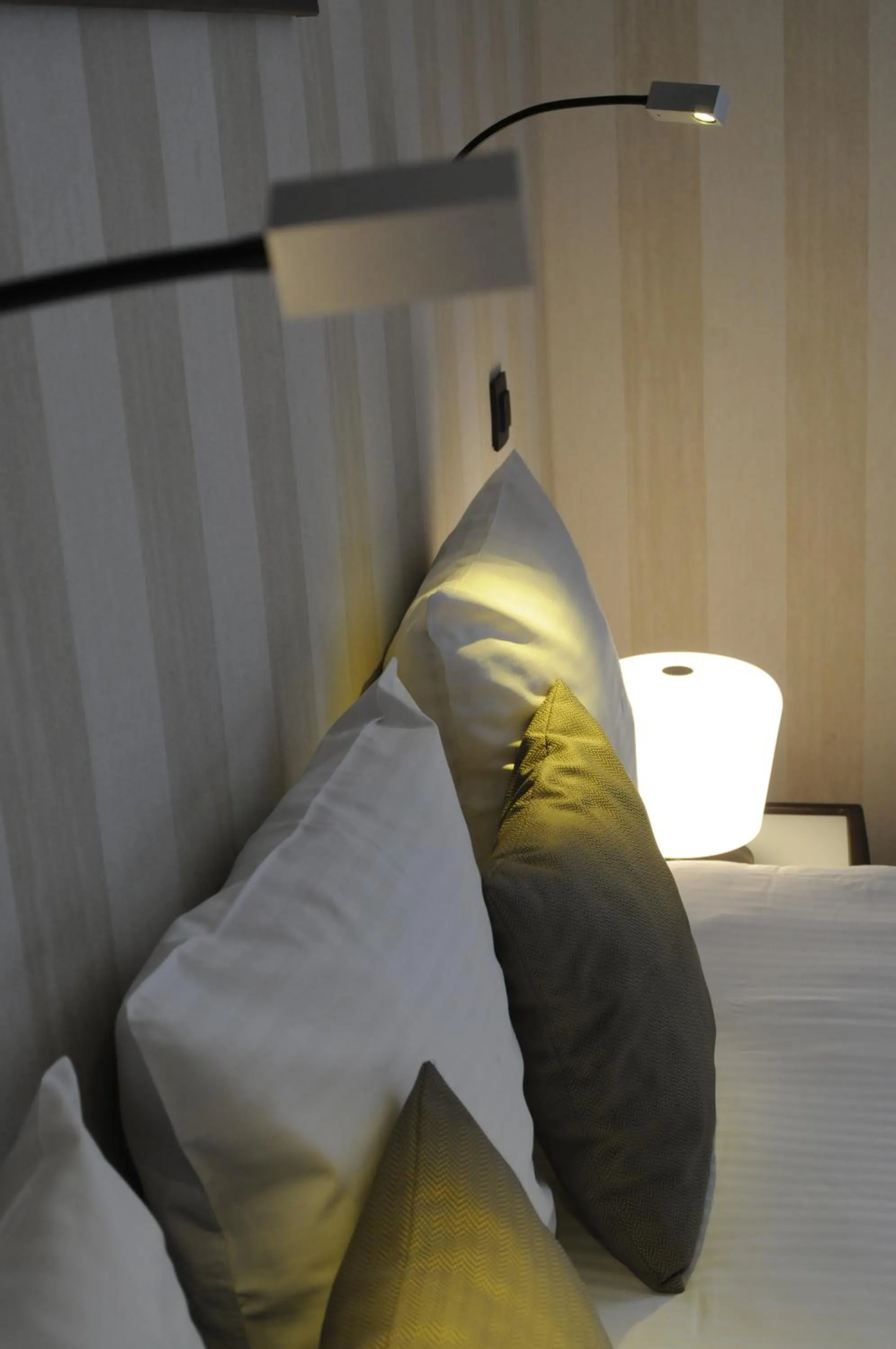 Decorative detail, Bed in Hotel Astoria Gent