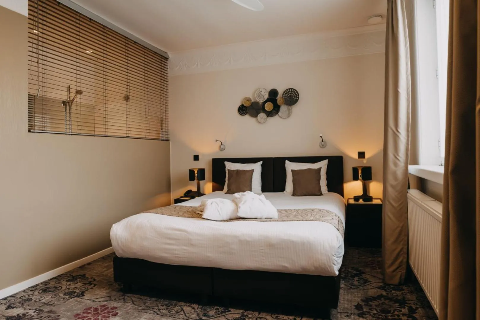 Bedroom, Bed in Hotel Astoria Gent