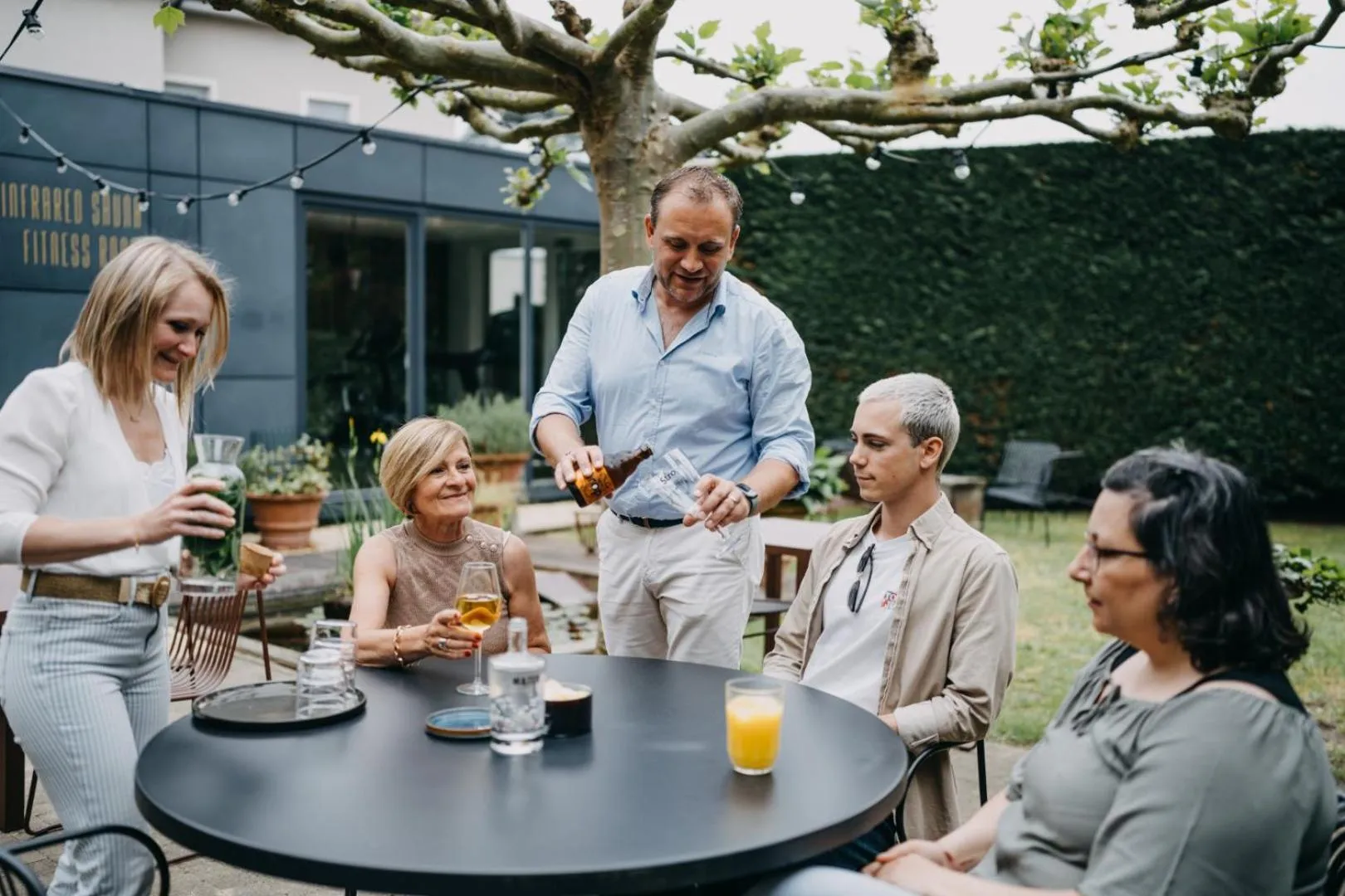 Garden in Hotel Astoria Gent