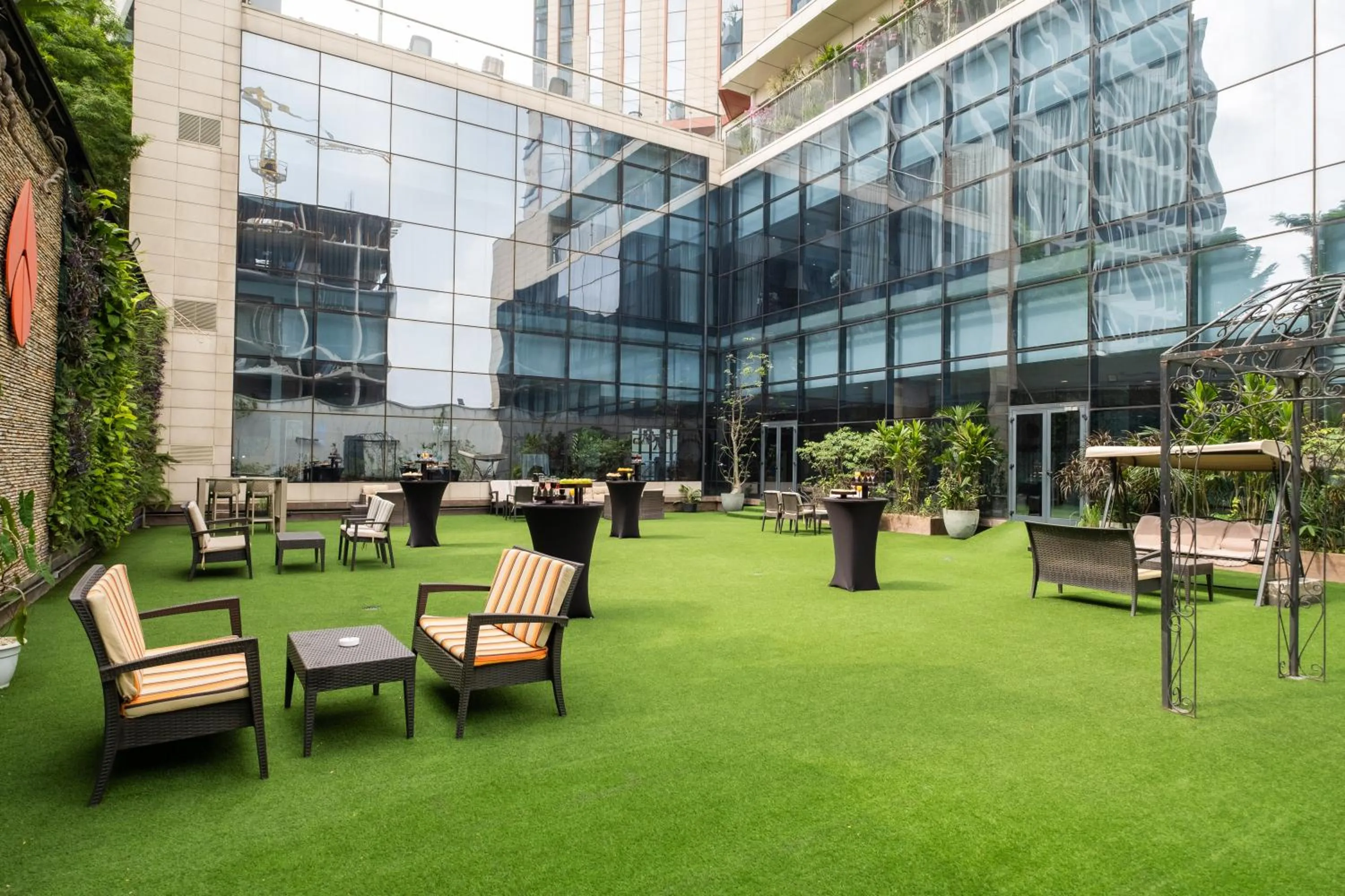 Garden in Azalaï Hôtel Abidjan