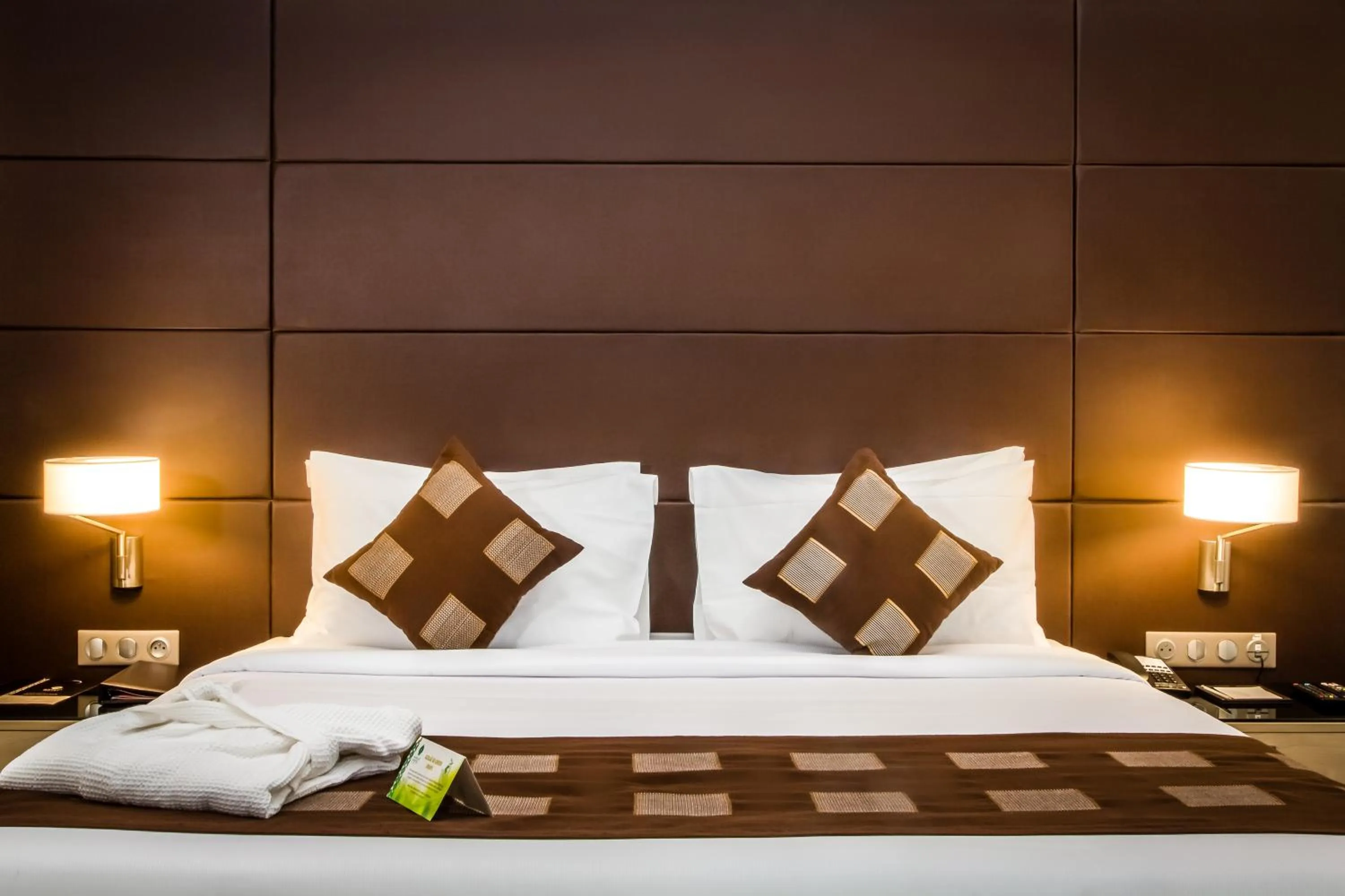 Bed in Azalaï Hôtel Abidjan