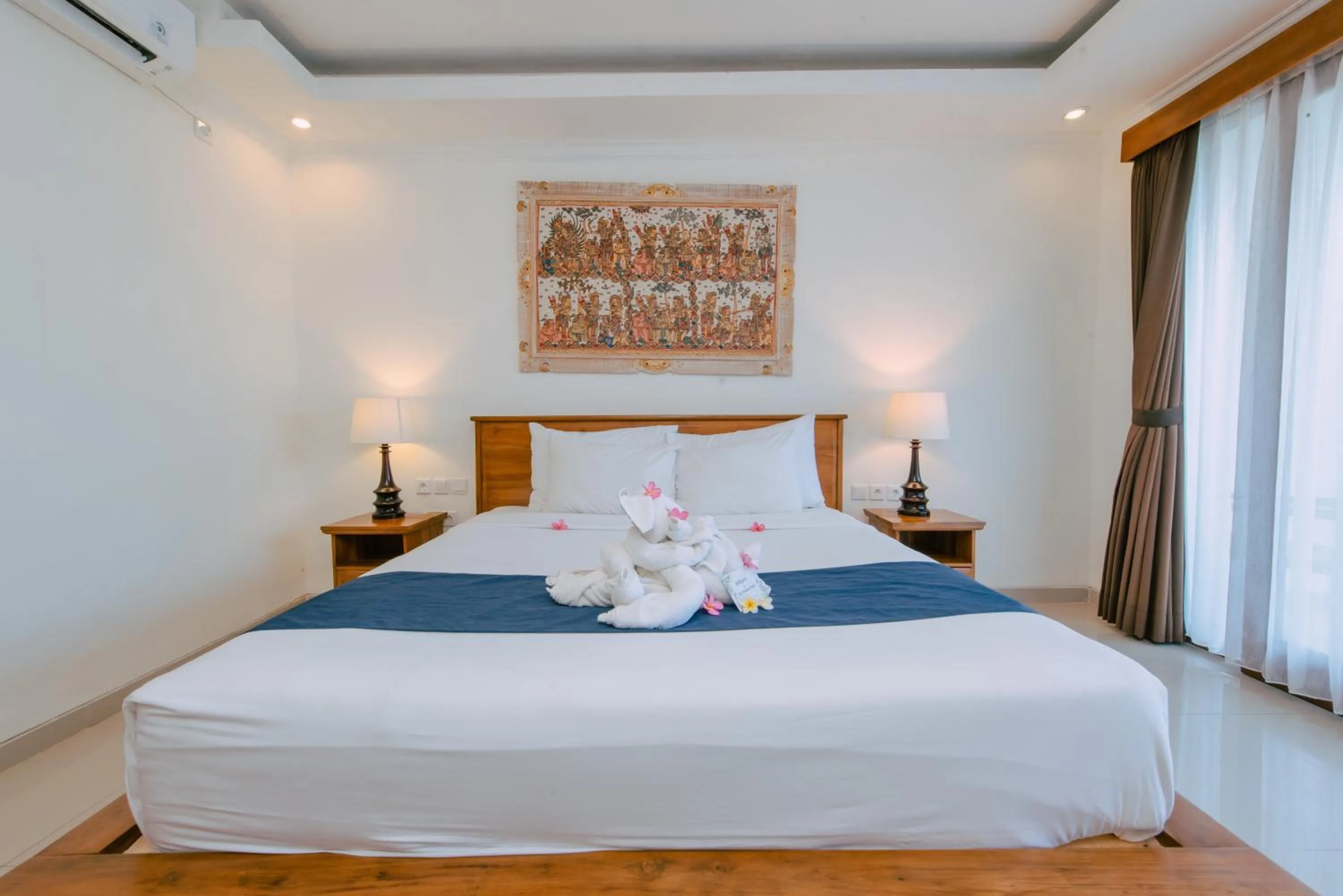 Shower, Bed in Puri Pandawa Resort