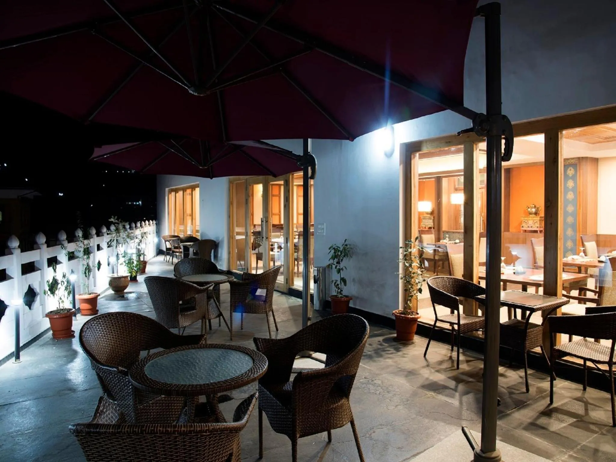 Balcony/Terrace in CityHotel, Thimphu