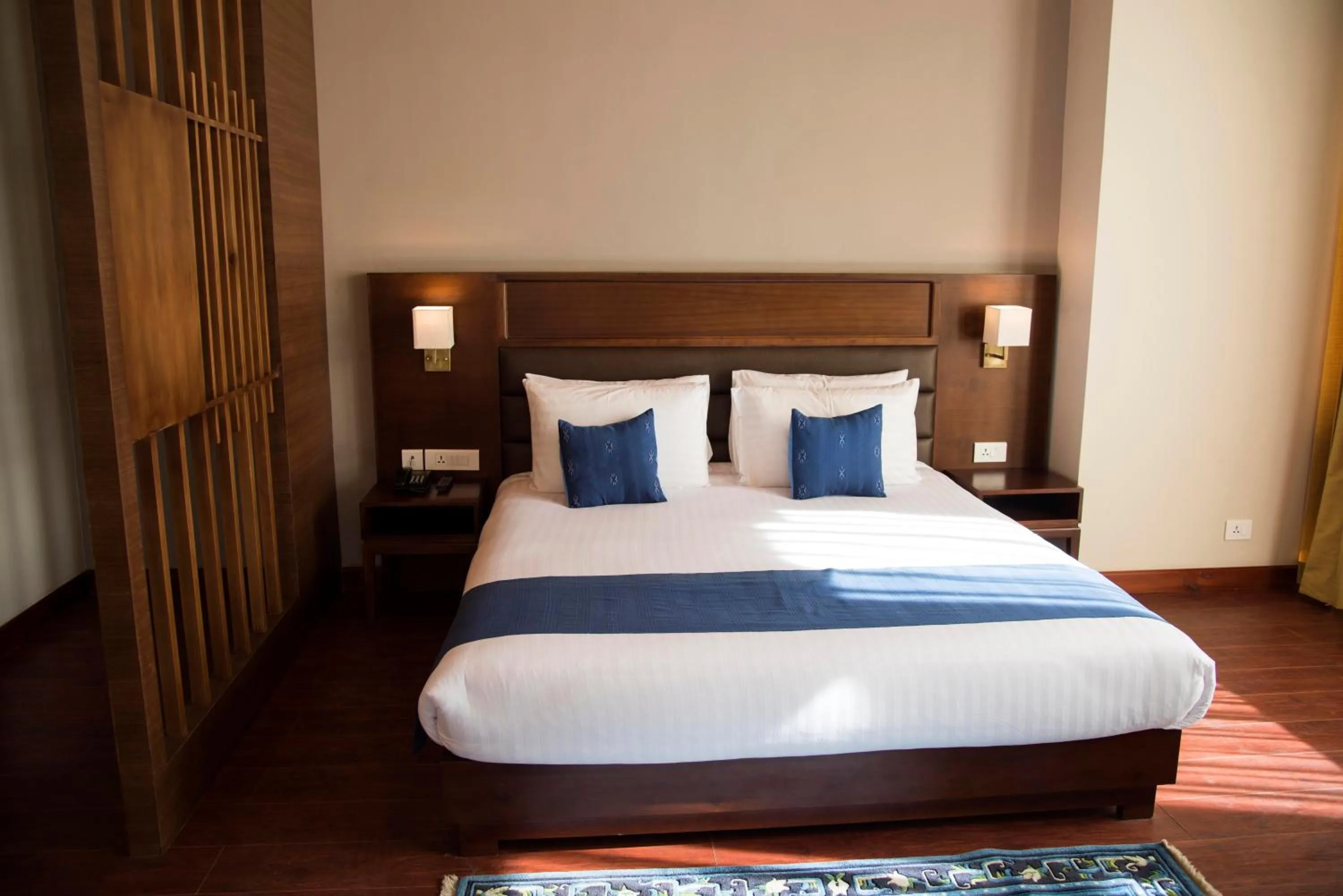 Bed in CityHotel, Thimphu