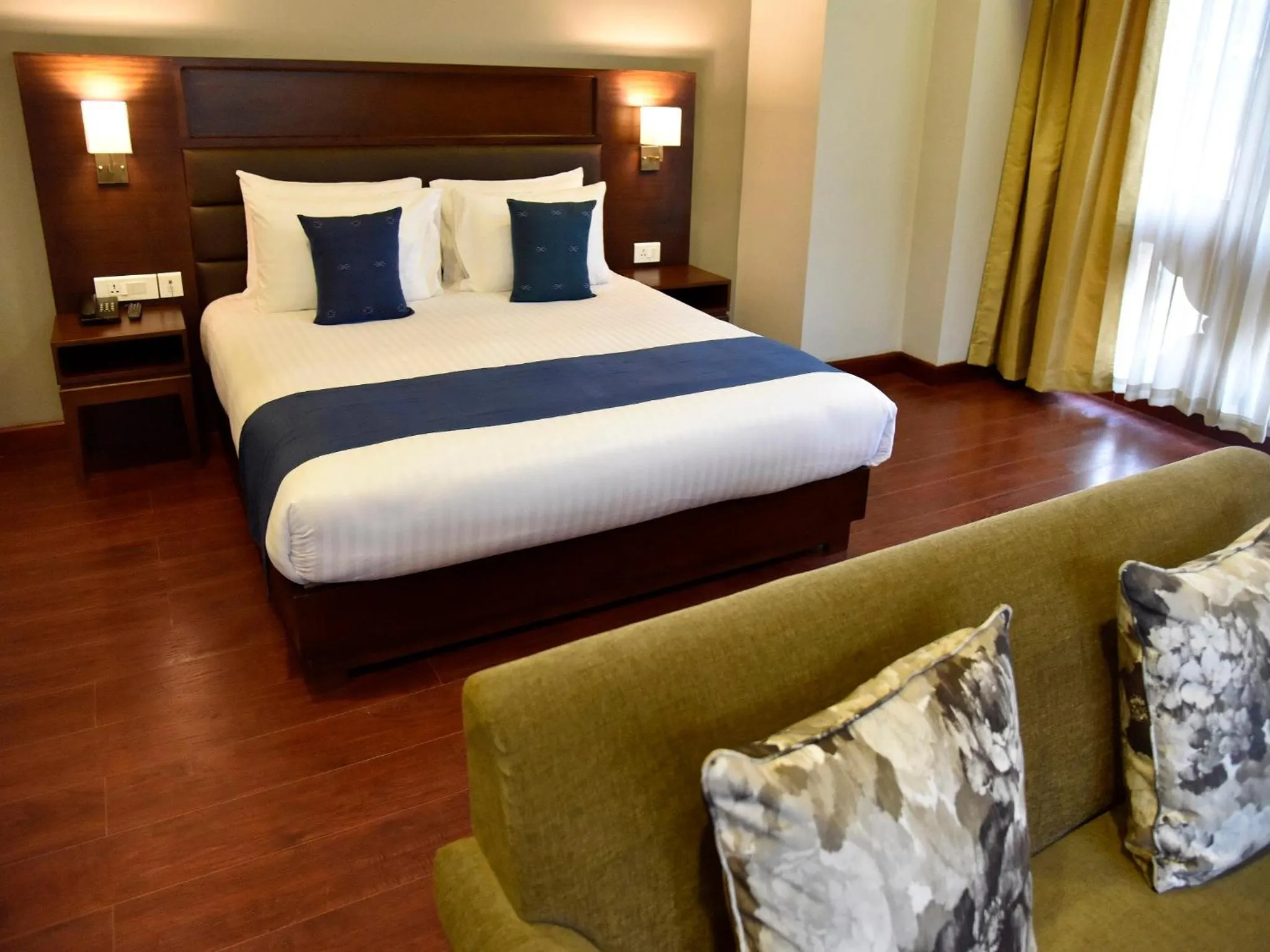 Bed in CityHotel, Thimphu