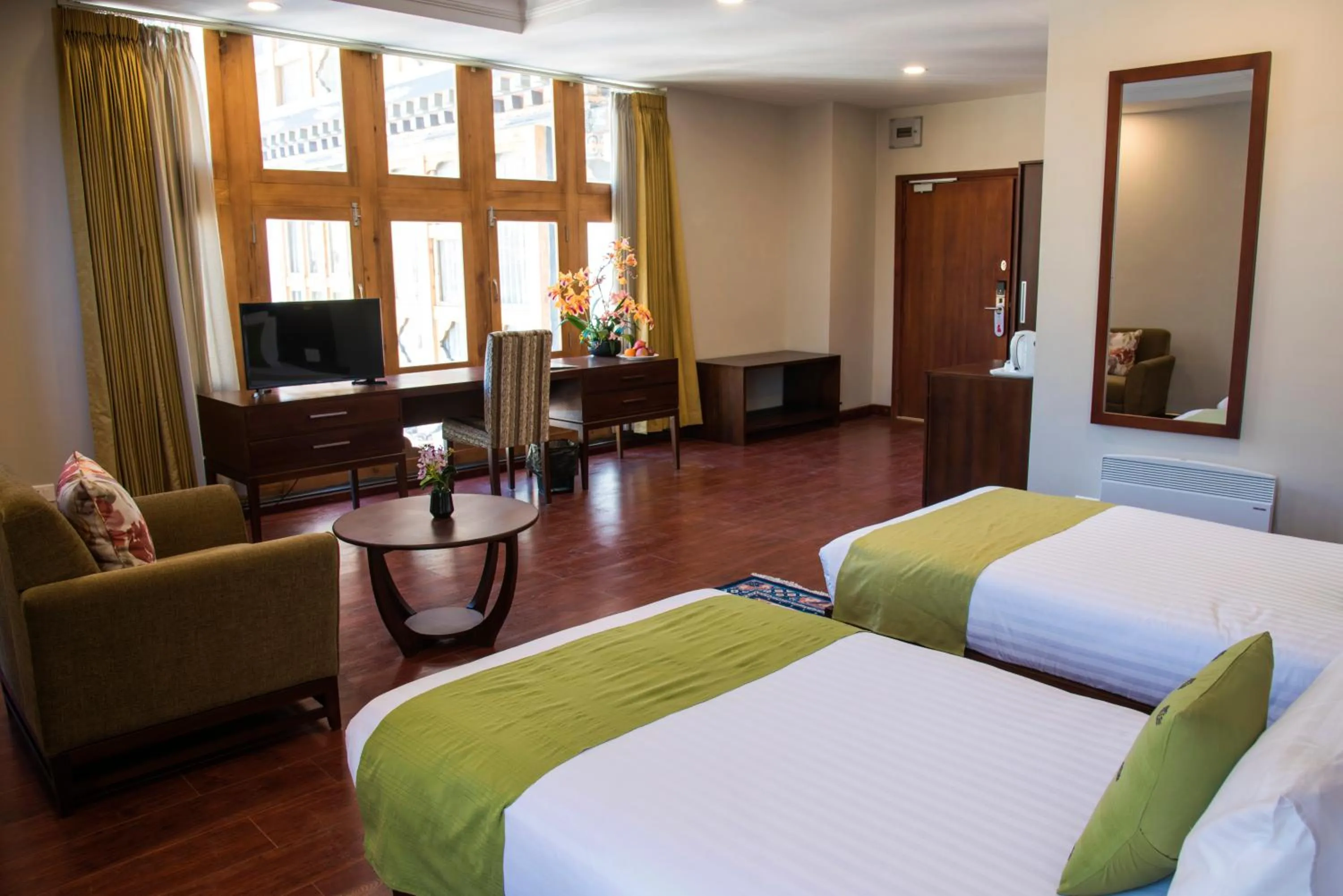 Bedroom, Bed in CityHotel, Thimphu