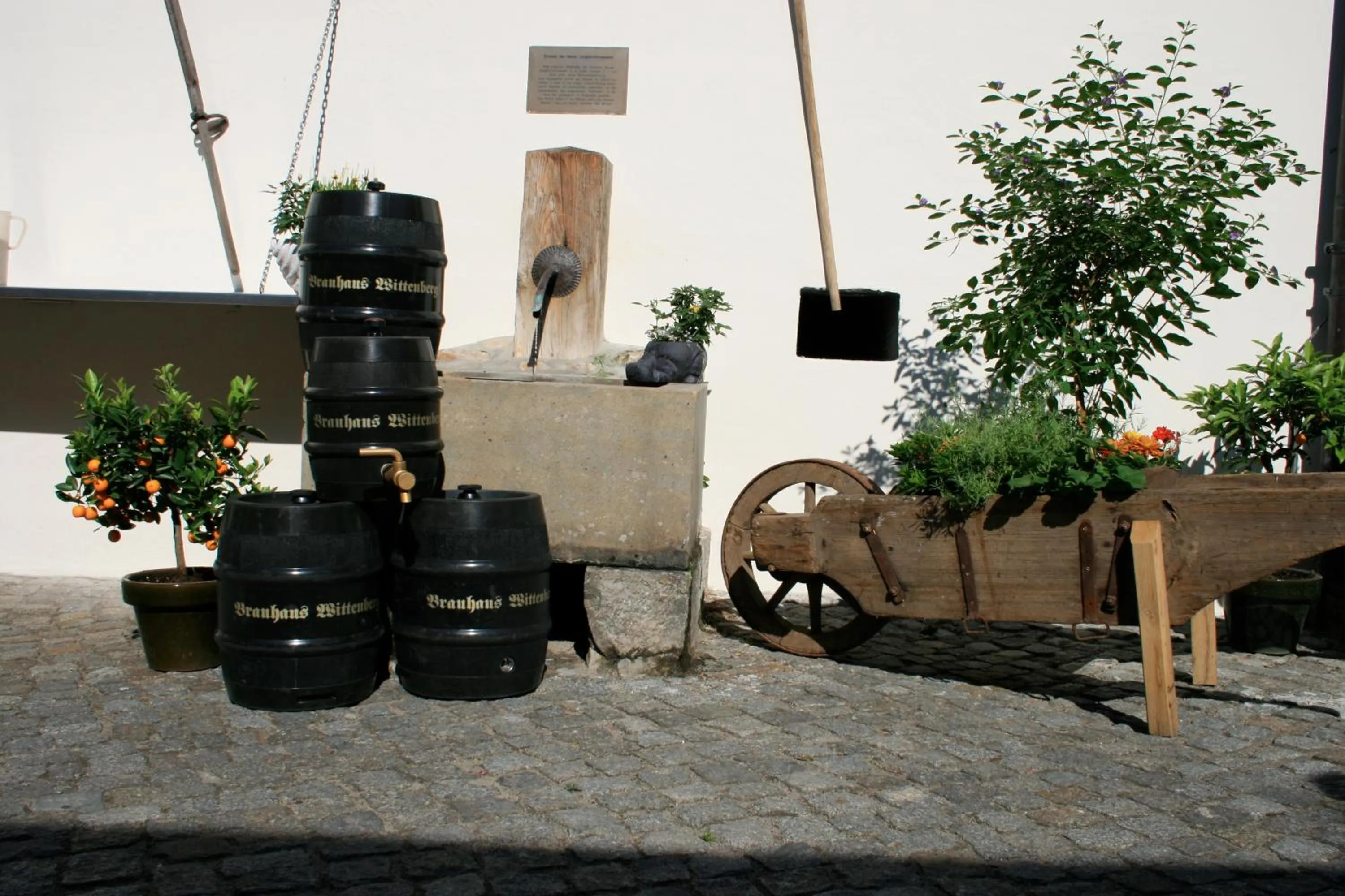 Property building in Hotel Brauhaus Wittenberg