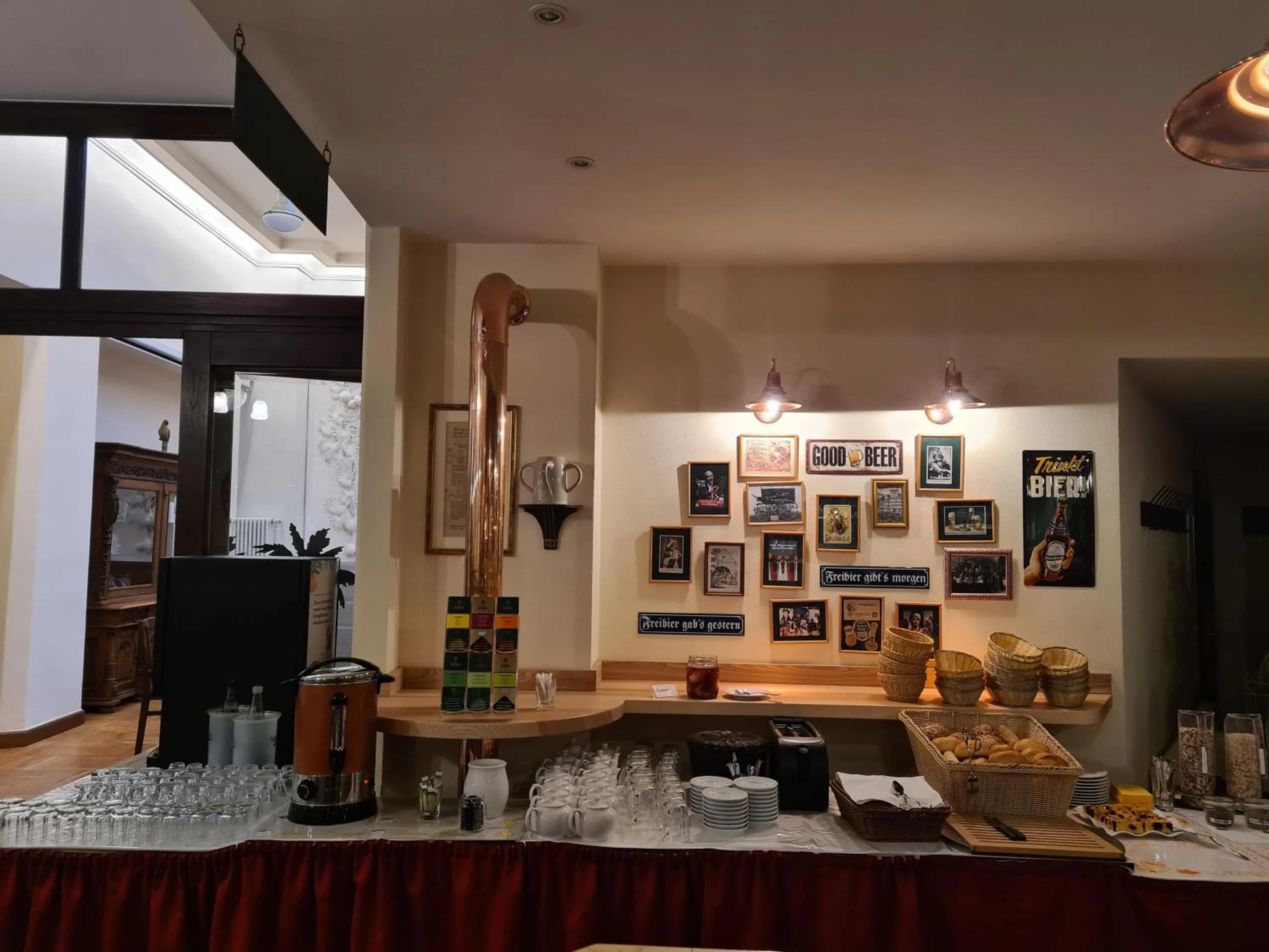 Breakfast in Hotel Brauhaus Wittenberg