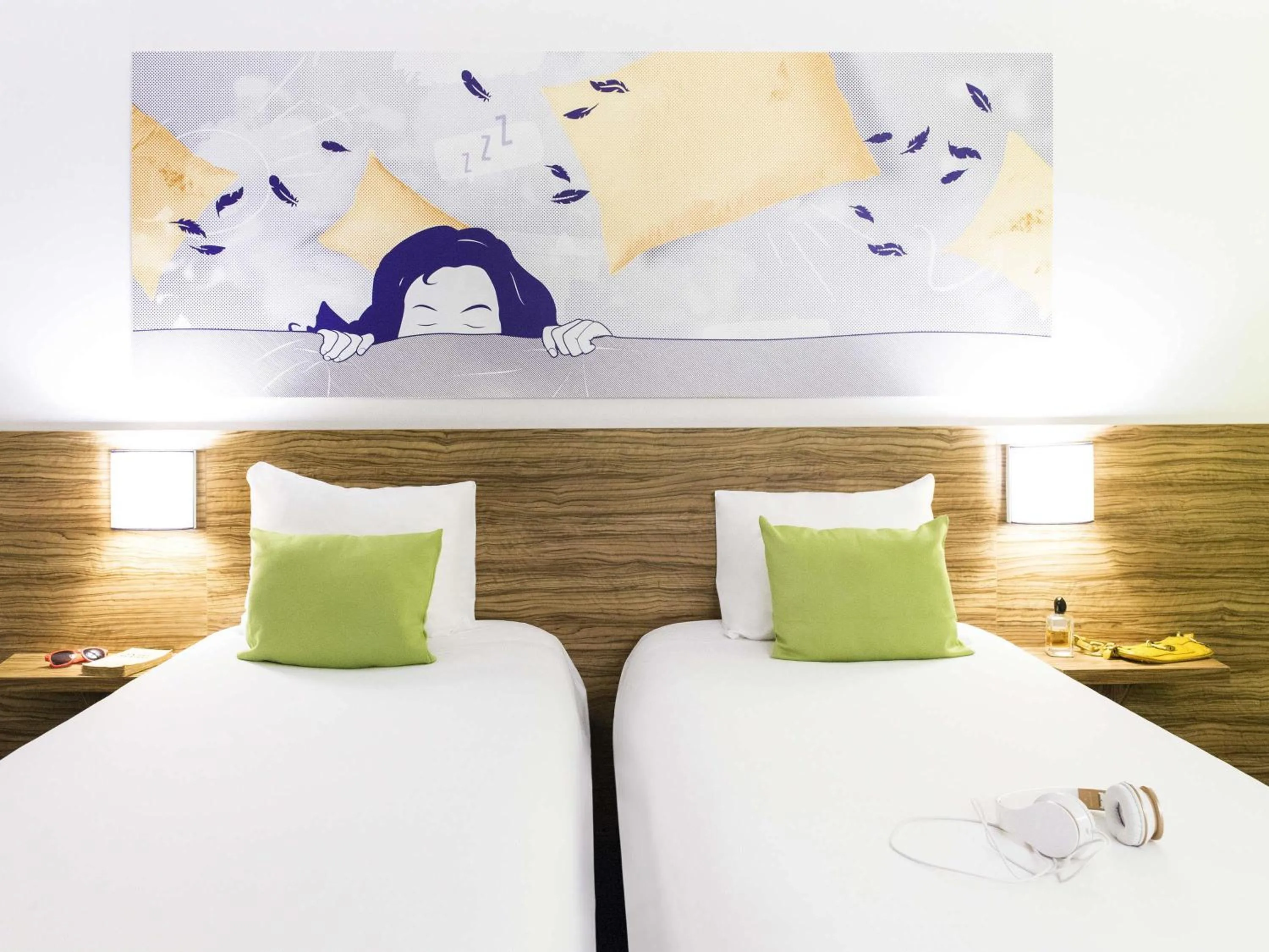 Bedroom, Bed in ibis Styles Louvain-la-Neuve Hotel and Events