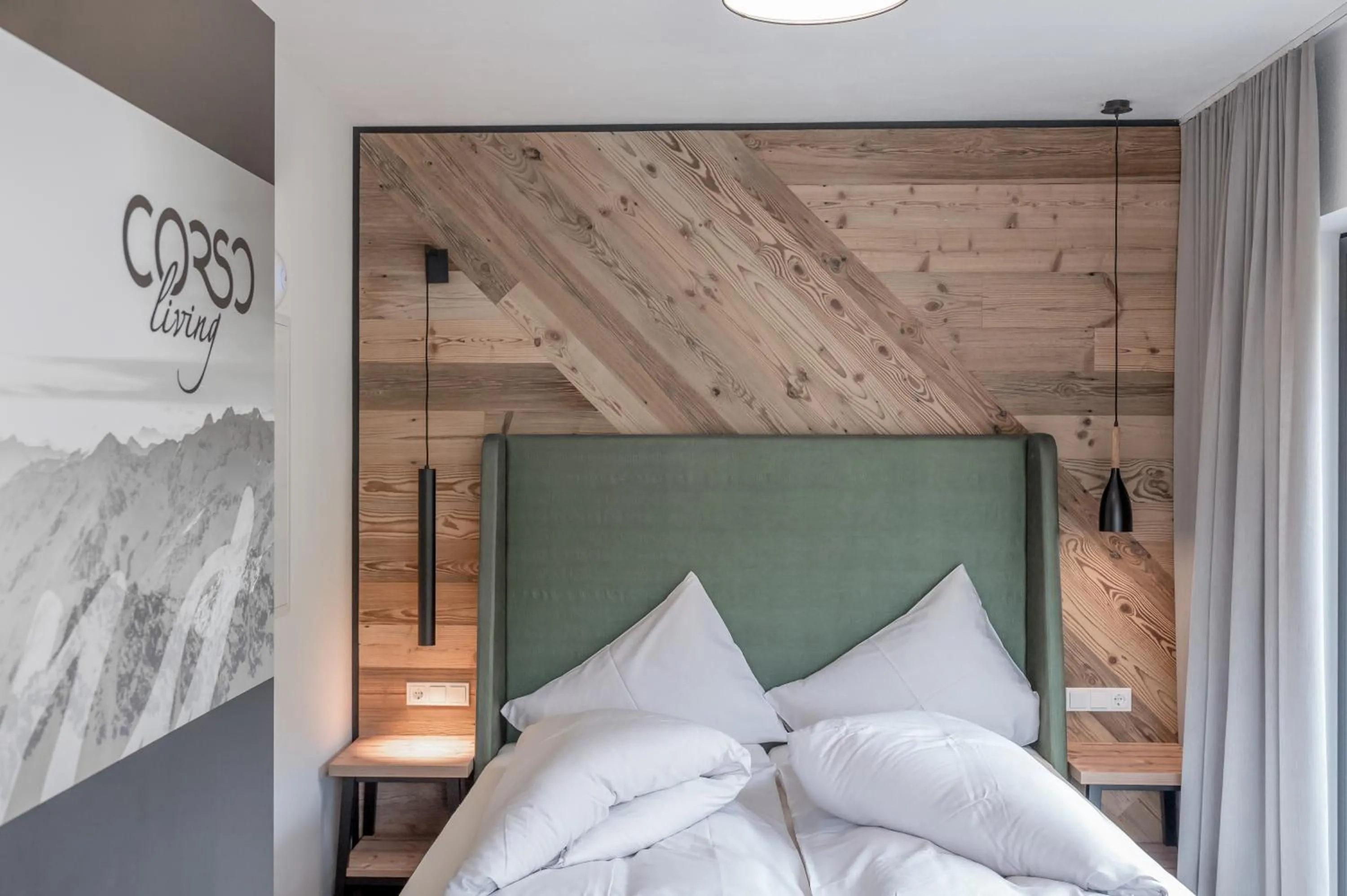 Bedroom, Bed in Corso Living