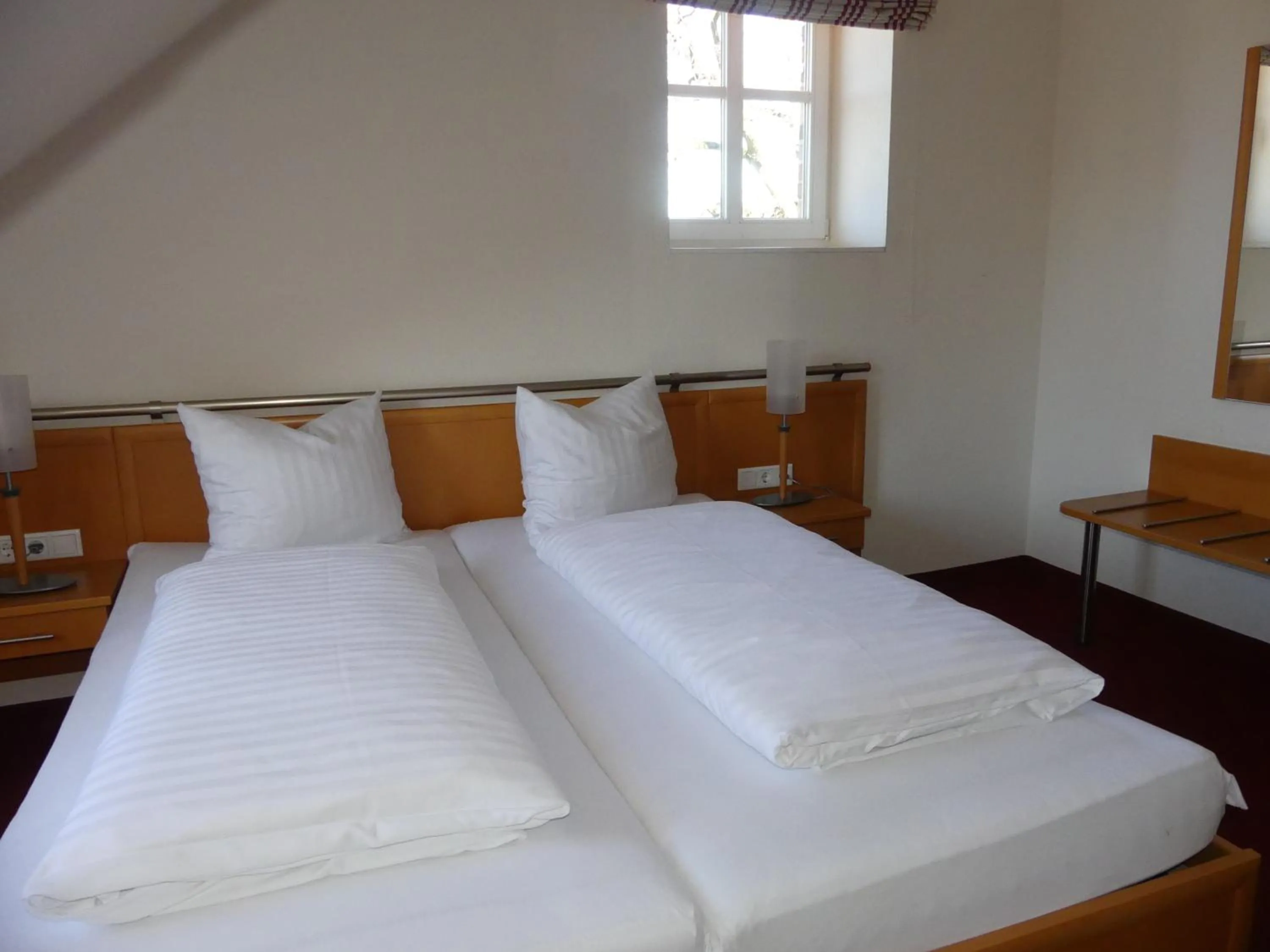 Bed in Landgasthaus Hotel Eggert