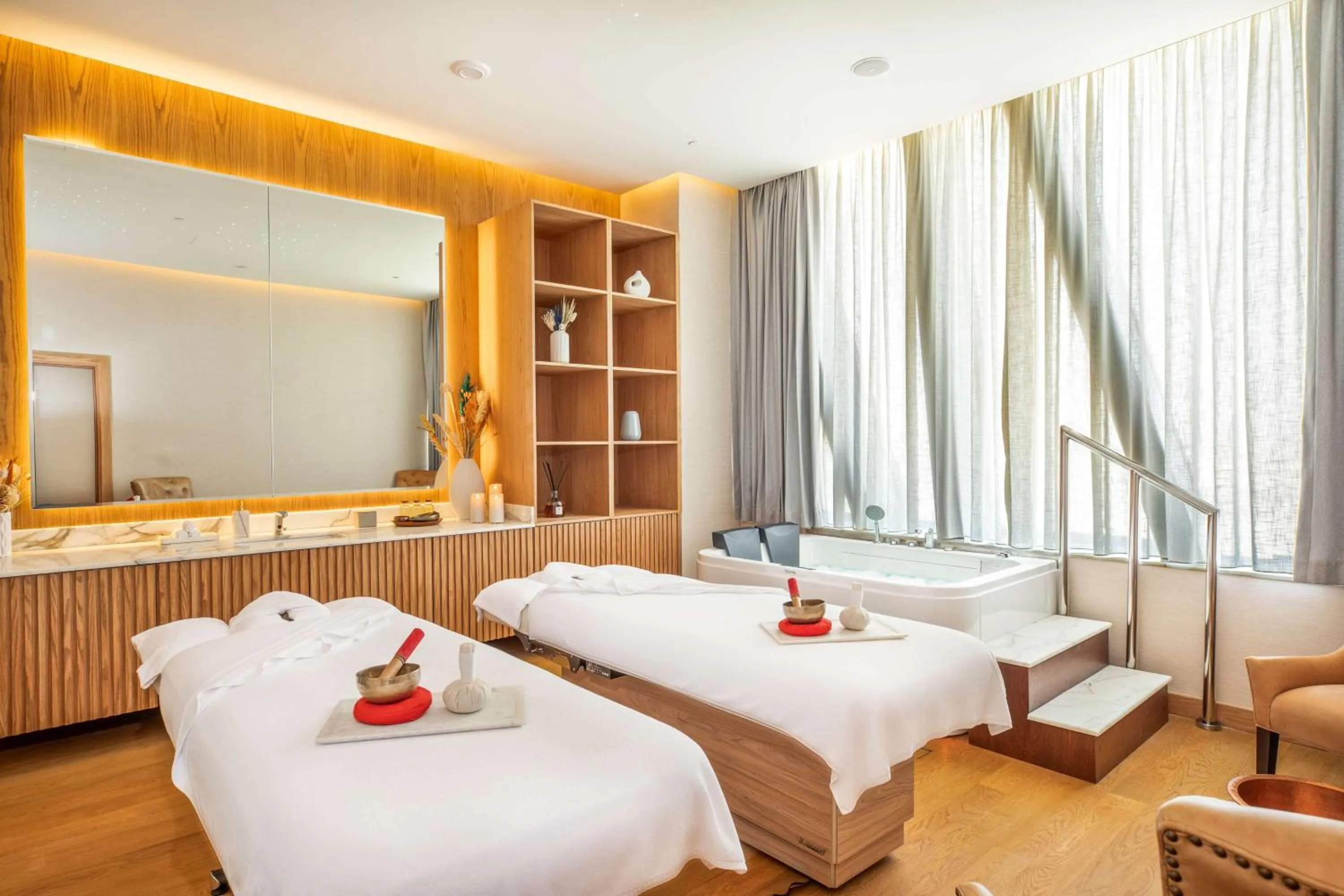 Spa and wellness centre/facilities, Bed in AlRayyan Hotel Doha, Curio Collection by Hilton