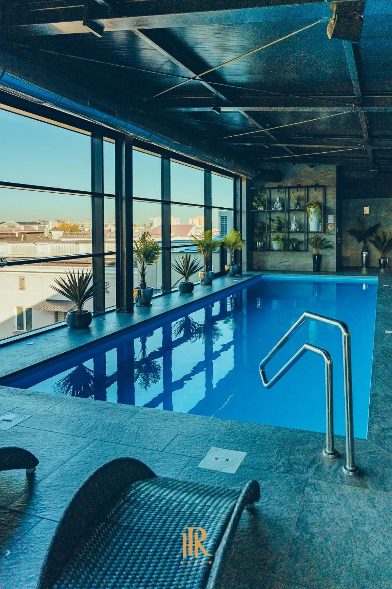 Pool view in Hotel Royal & Spa