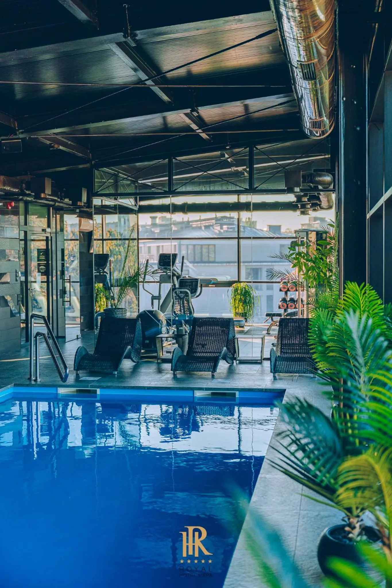 Seating area in Hotel Royal & Spa