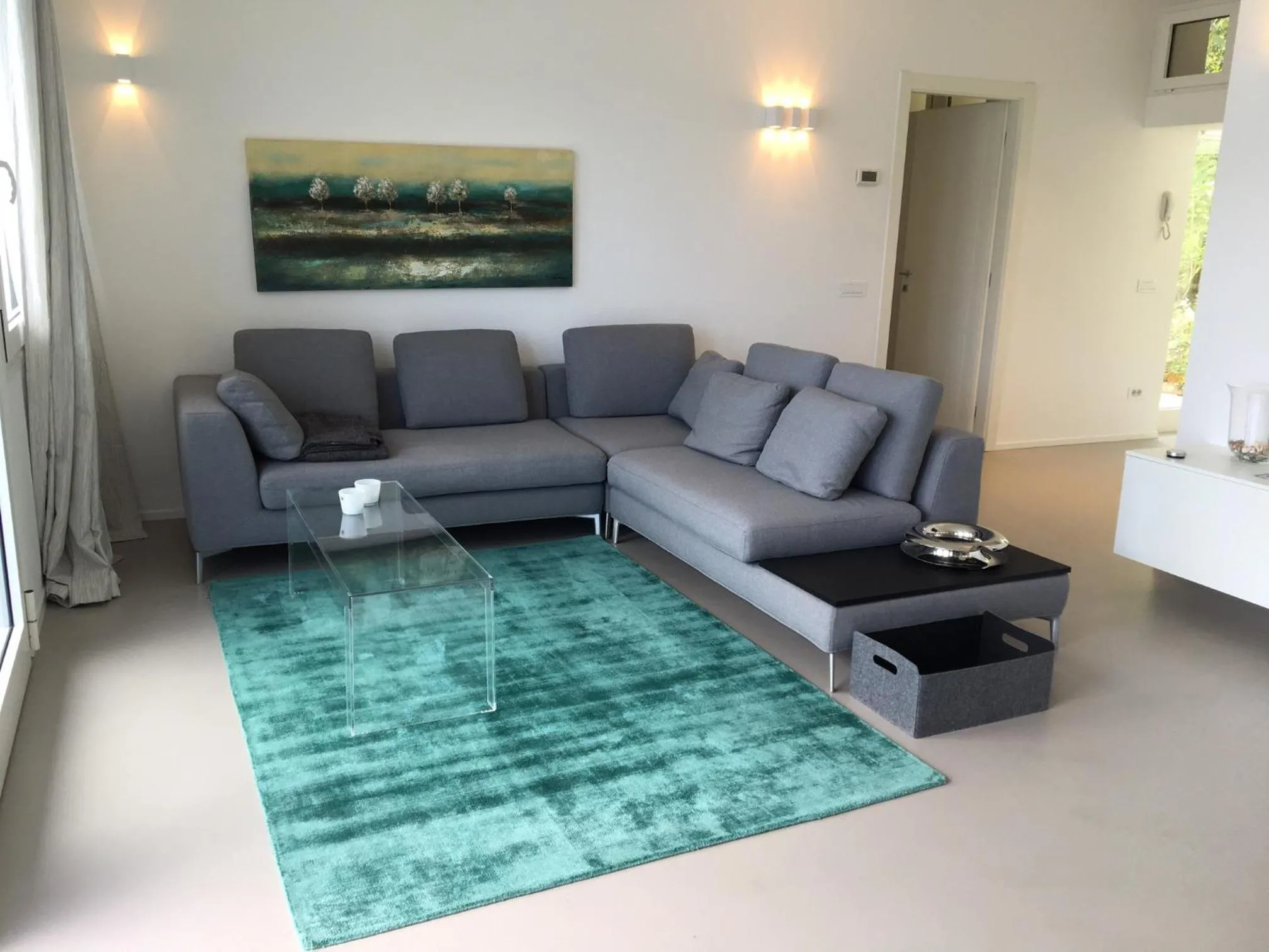 Living room in Villa Poseidon