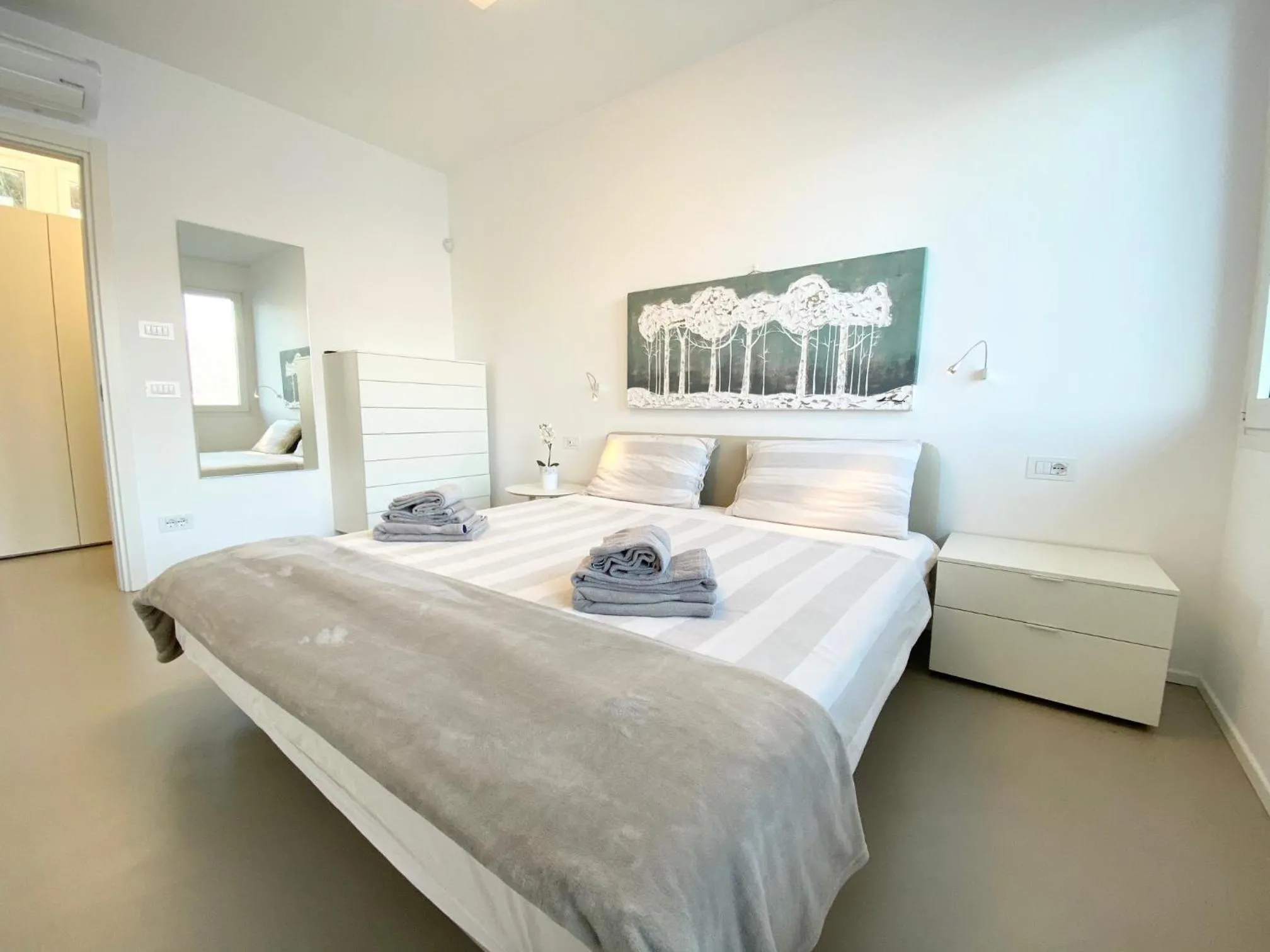 Bed in Villa Poseidon