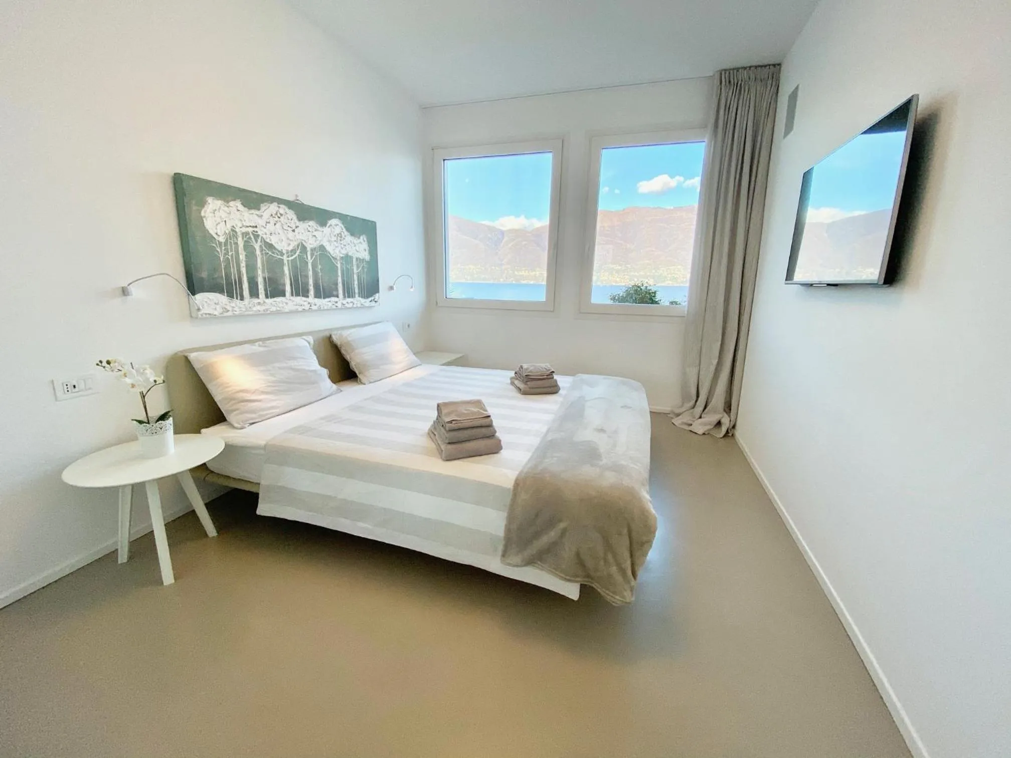 Bed in Villa Poseidon