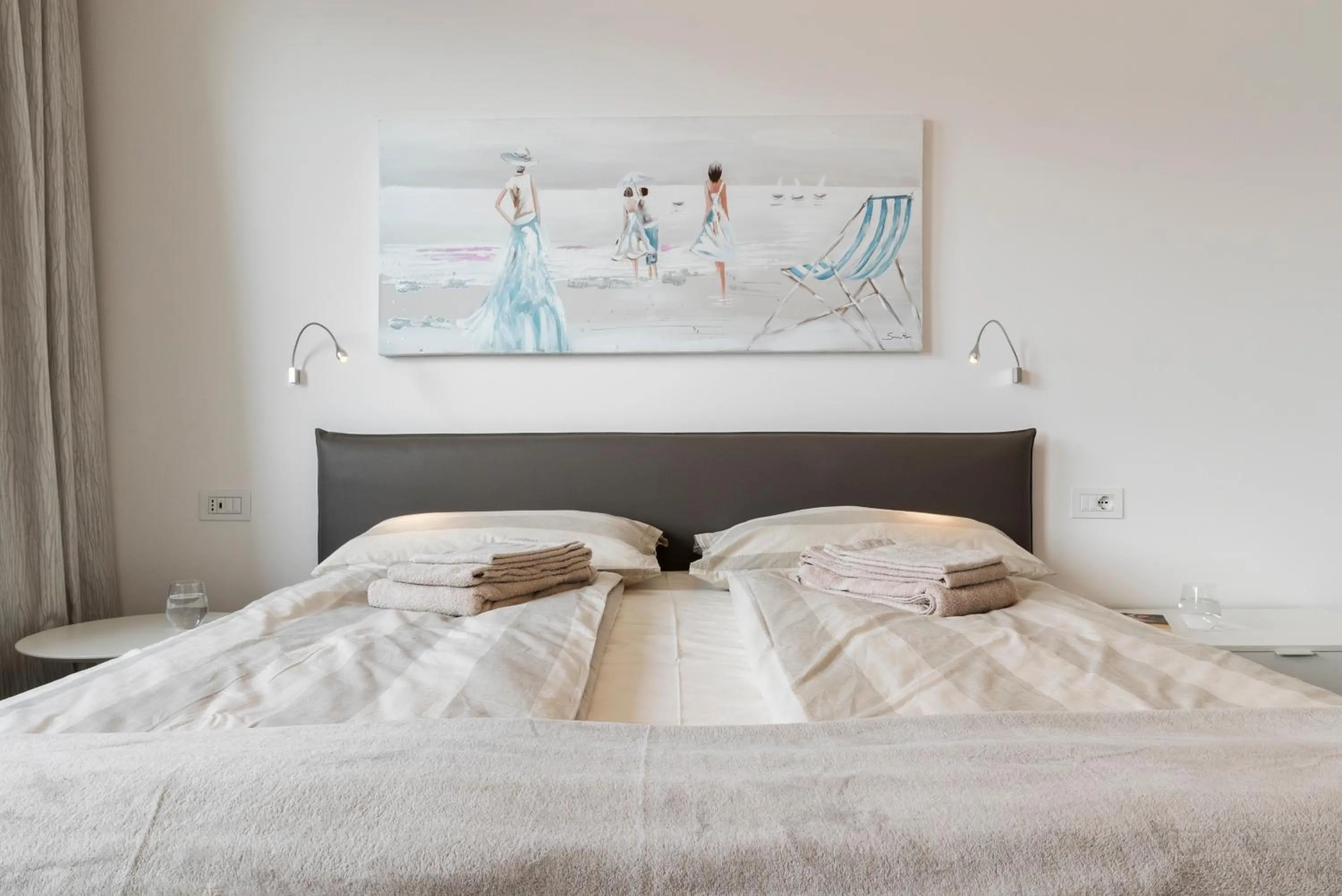 Bedroom, Bed in Villa Poseidon