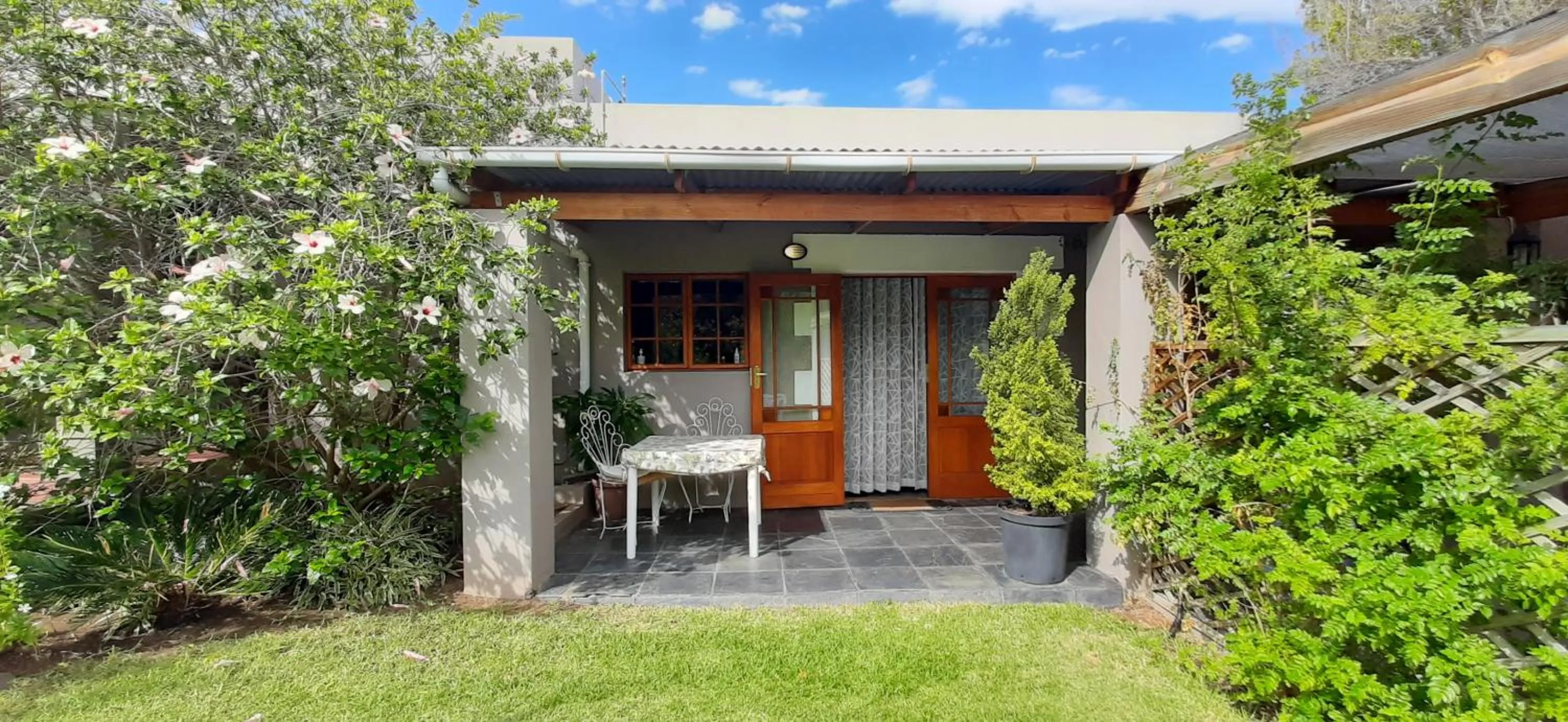 Patio in Abigail's Garden Cottage