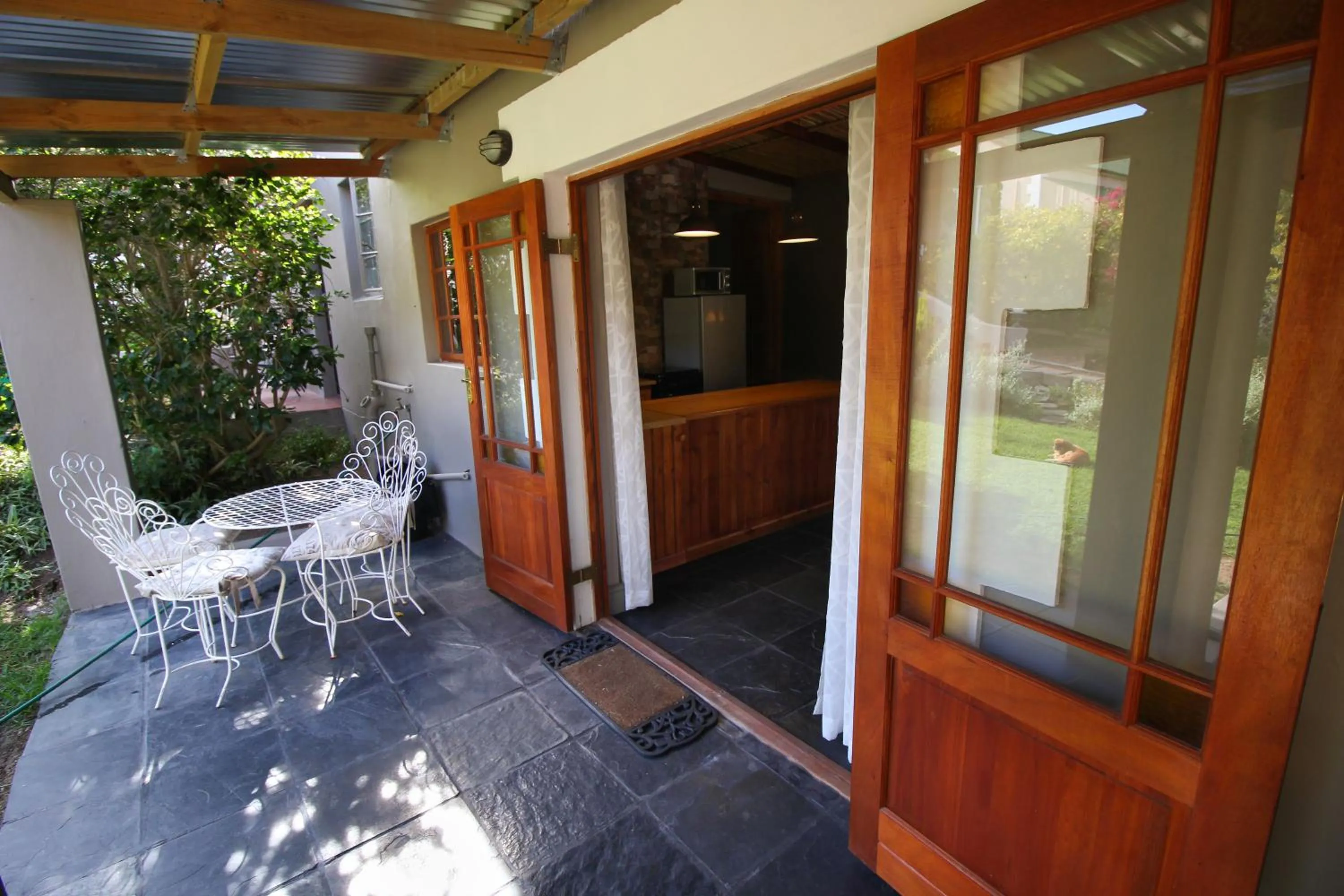 Patio in Abigail's Garden Cottage