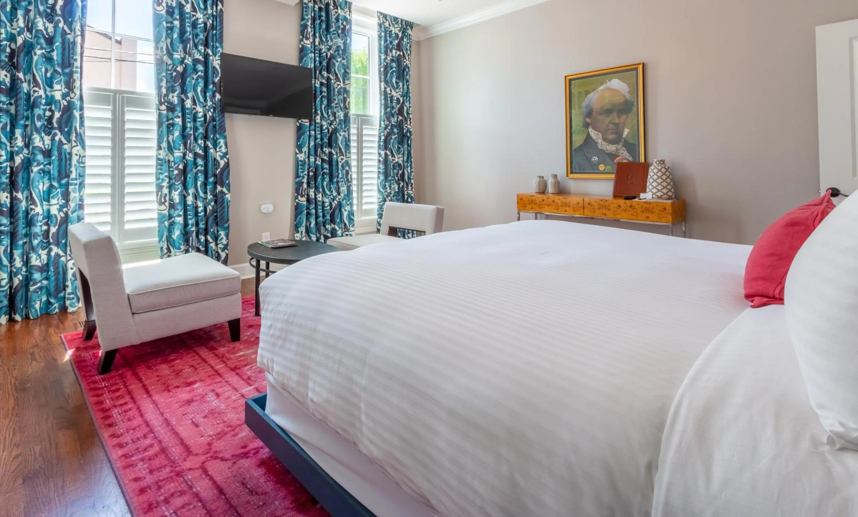 Bed in The Germantown Inn