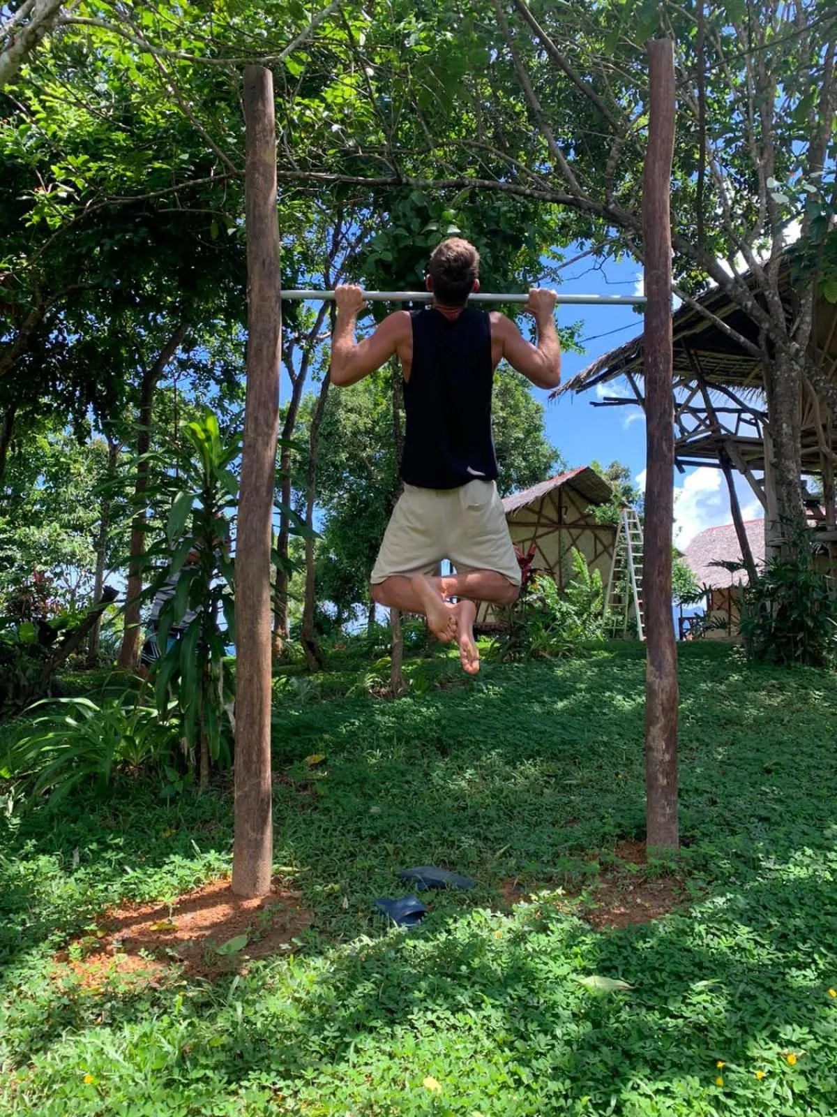 Children play ground in Erlittop Garden Eco Lodge