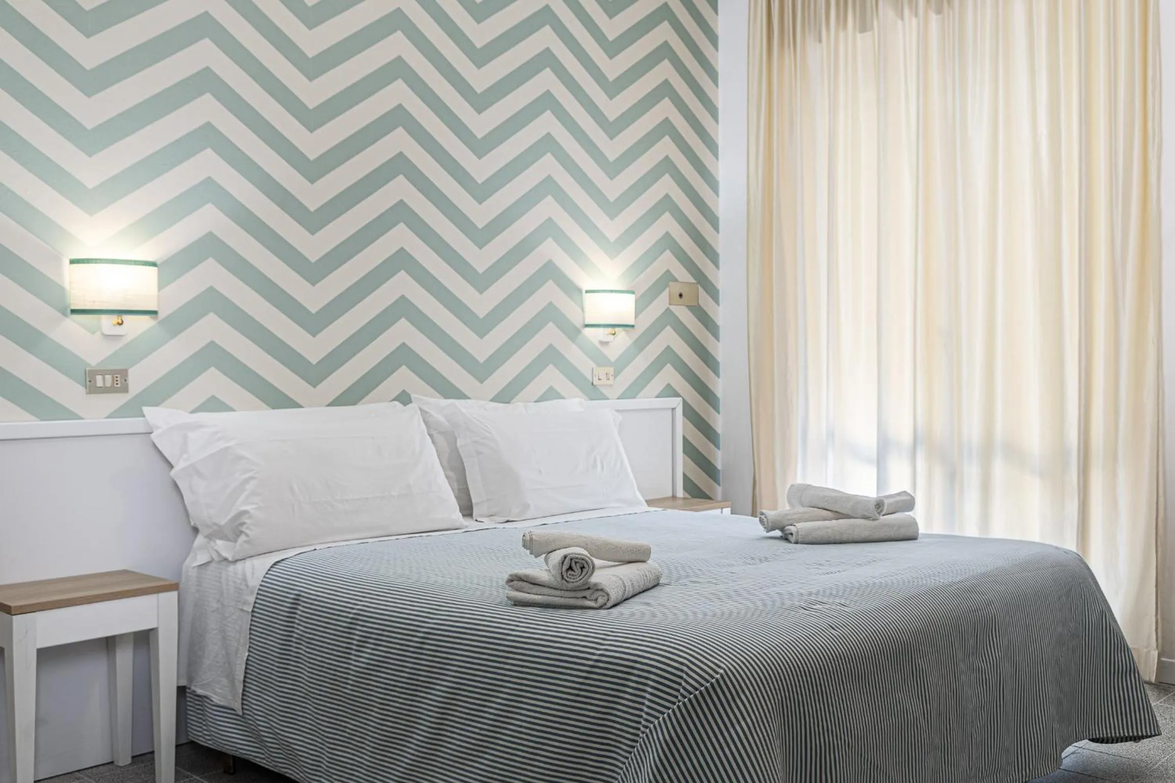 Bed in Piccolo Hotel Kursaal