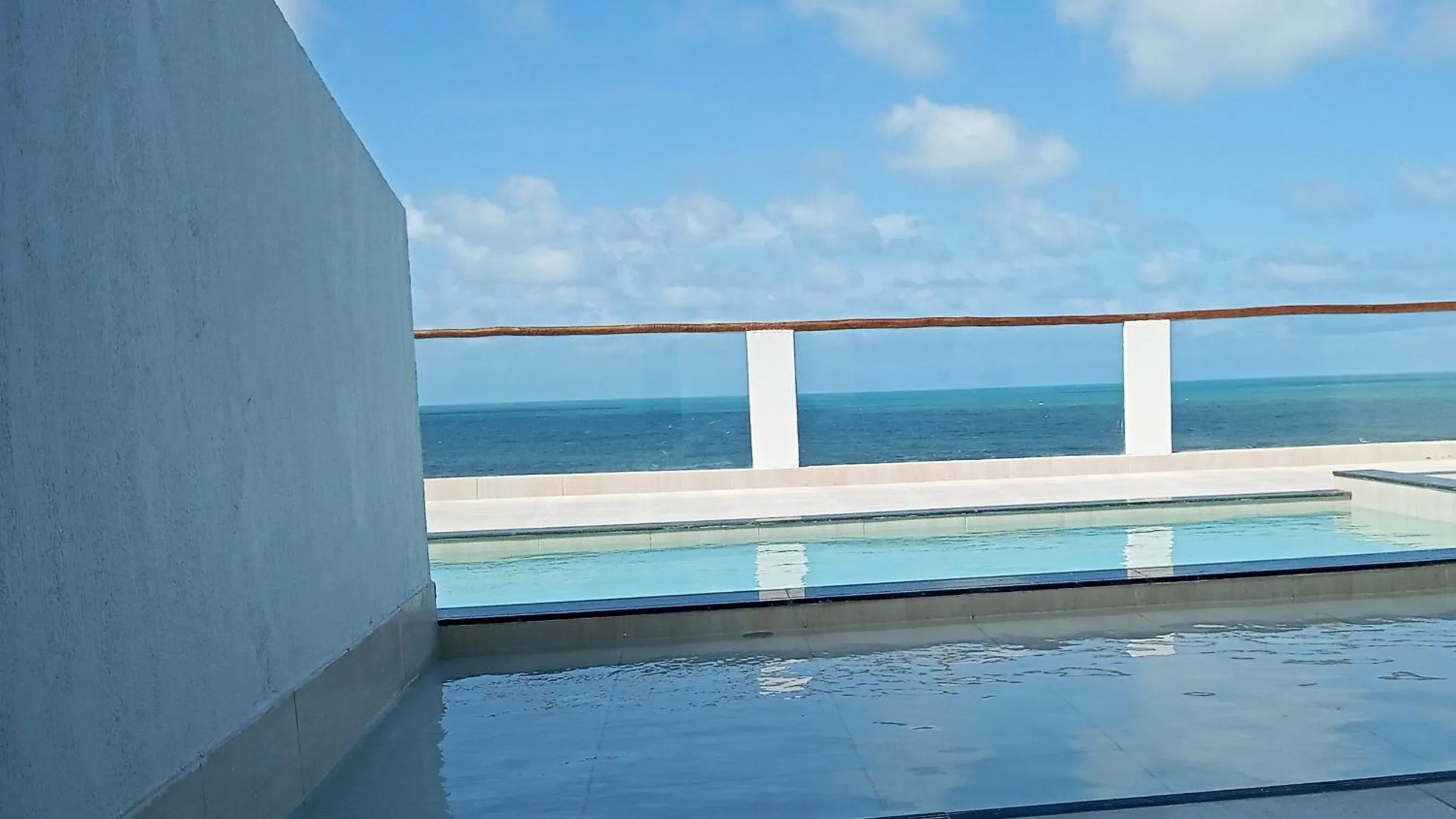 Pool view in La Suite Praia Hotel