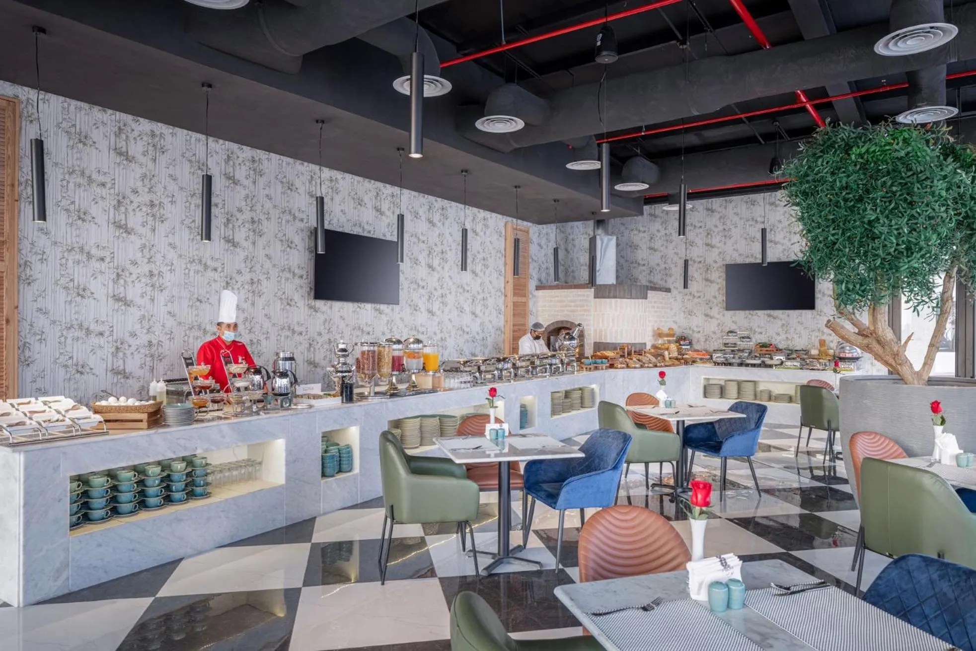 Restaurant/places to eat in Braira Al Azizya Hotel & Resort