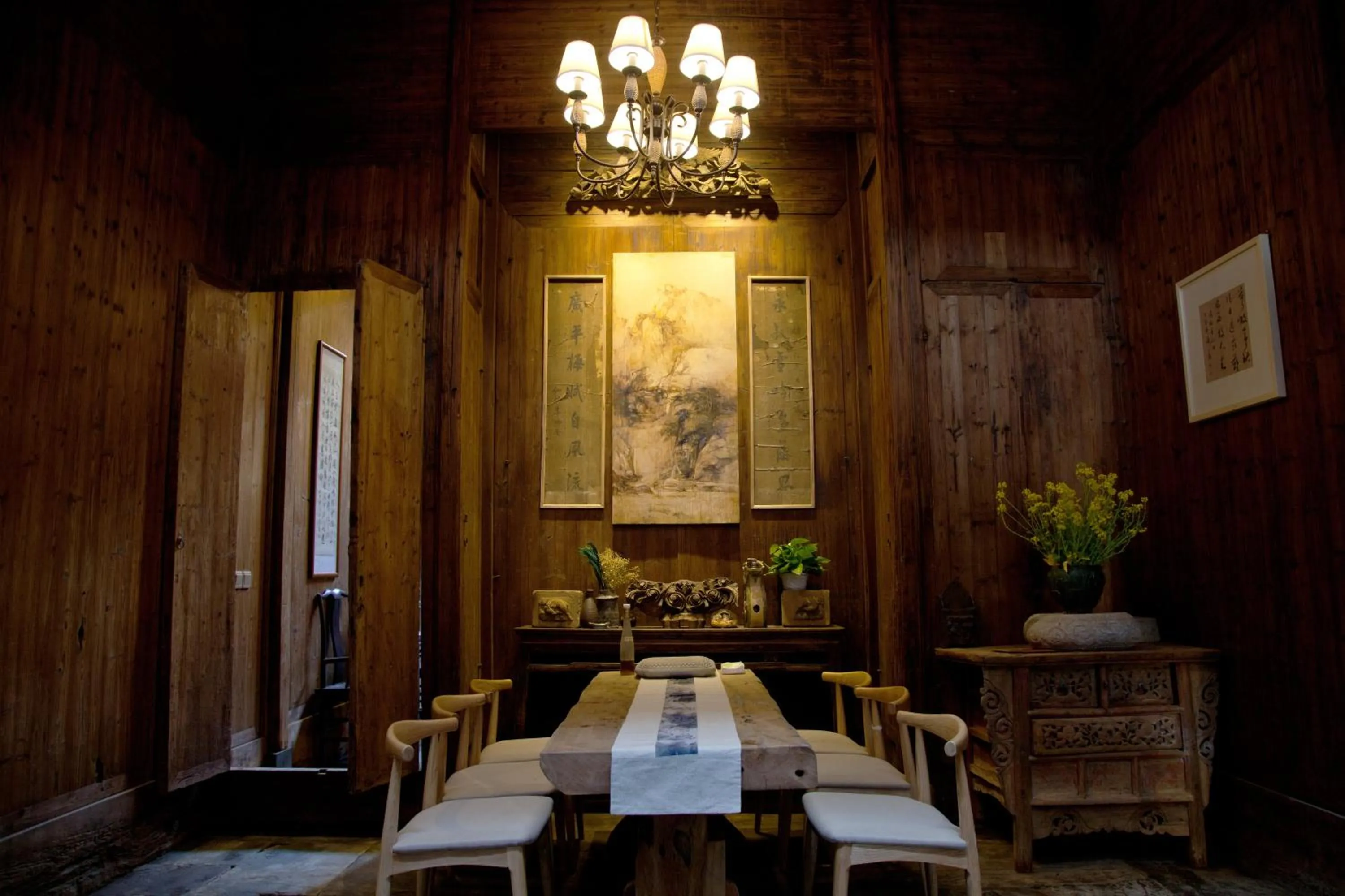 Lounge or bar in WuYuan QiYe YanXiang Guesthouse