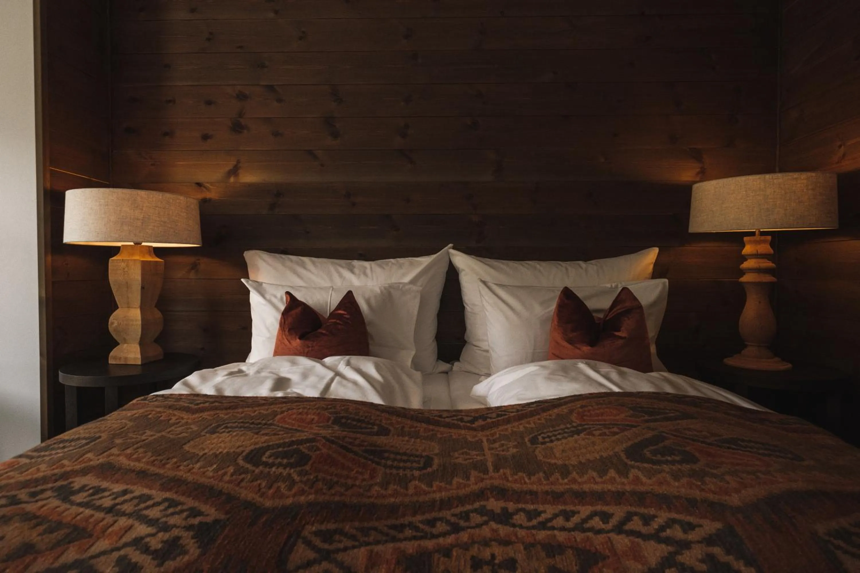 Bed in Blåtind Boutique Hotel