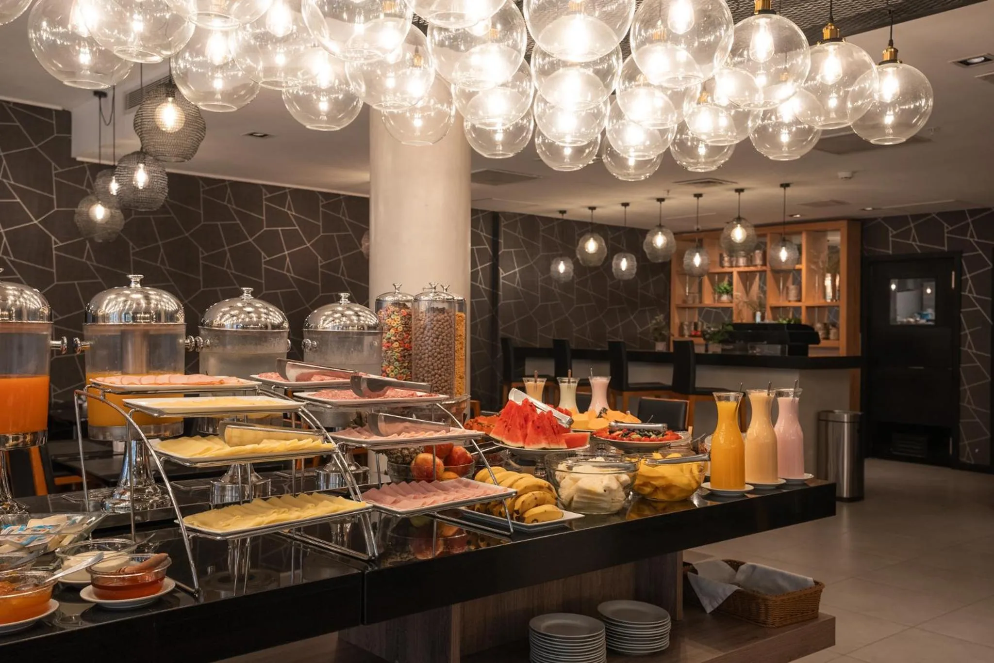 Buffet breakfast in Frontier Hotel Rivera