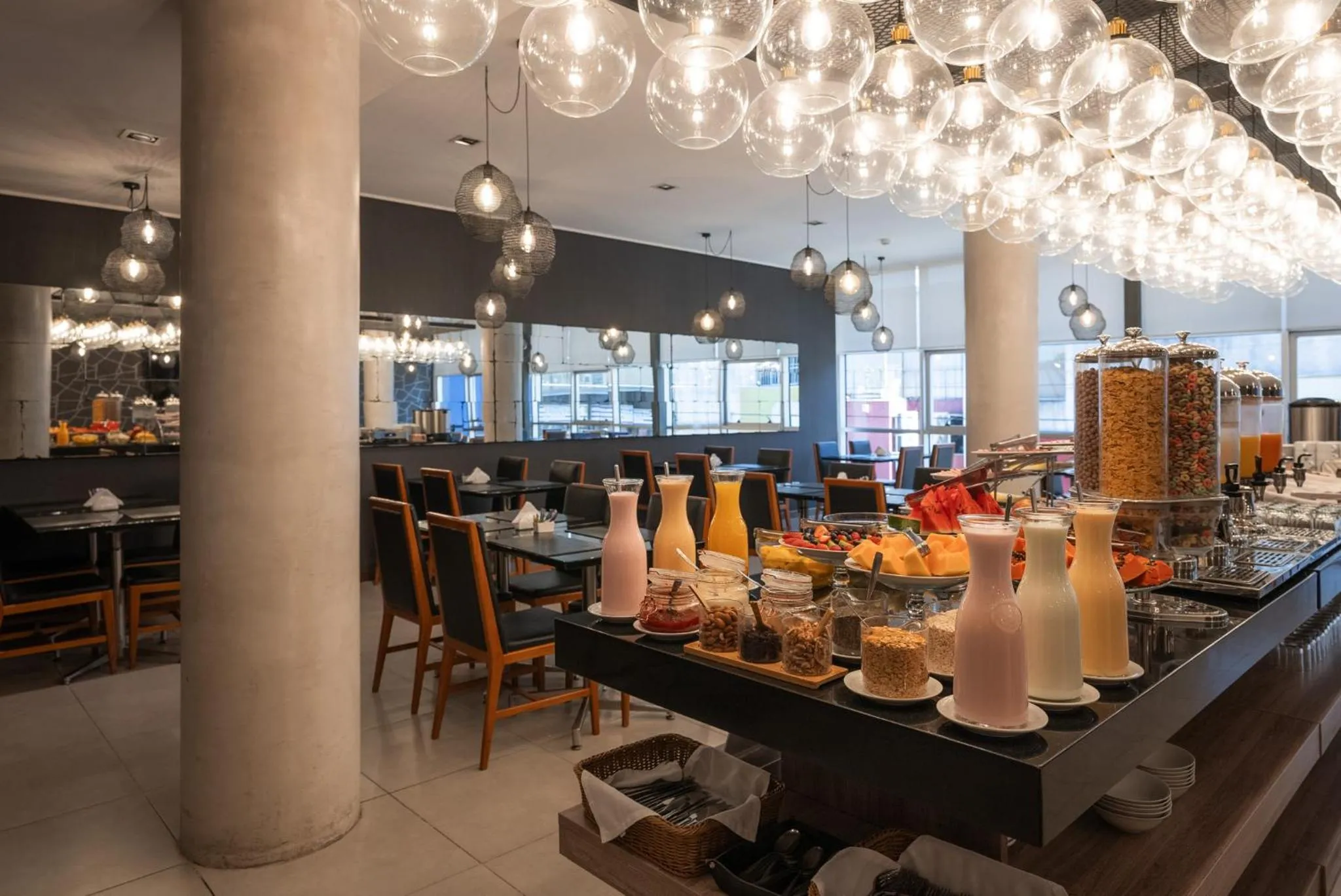 Buffet breakfast in Frontier Hotel Rivera