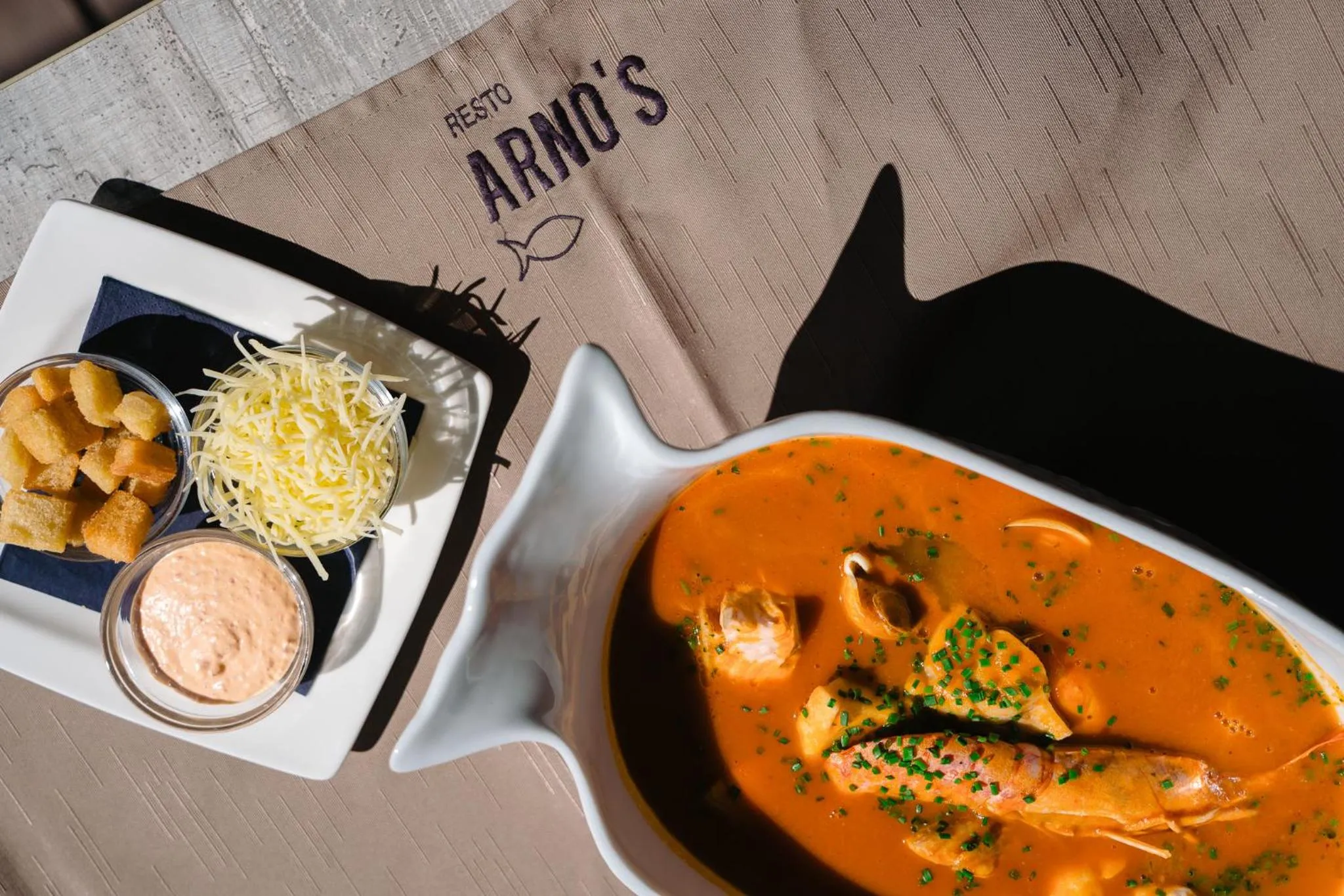 Food close-up in Hotel Ambassadeur