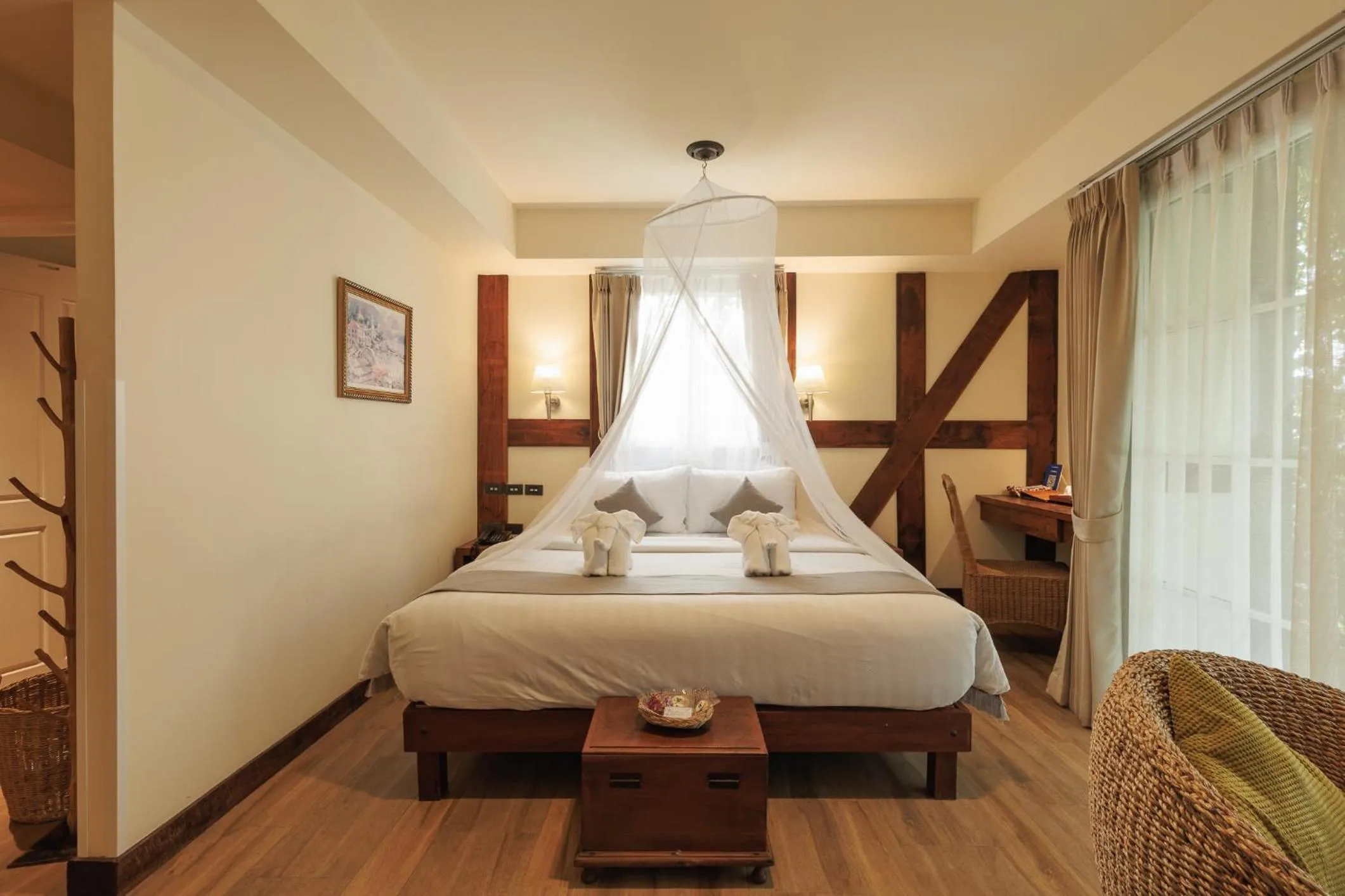 Bed in Le Charcoa Hotel