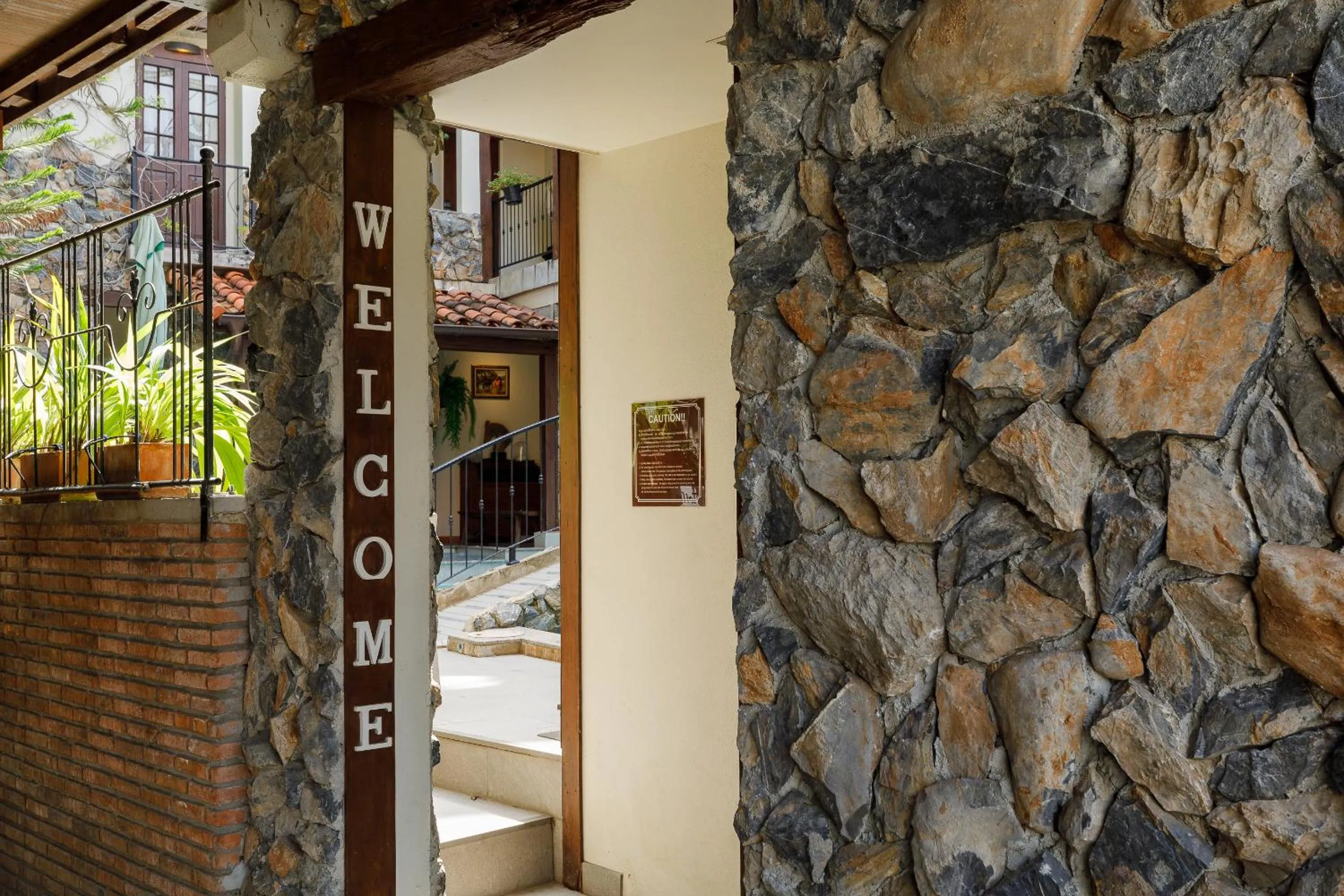 Facade/entrance in Le Charcoa Hotel